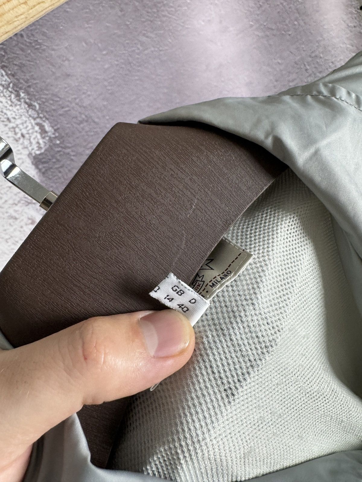 Armani ARMANI JEANS N. Pro Garment grey nylon coach jacket Size US S / EU 44-46 / 1 - 11 Thumbnail