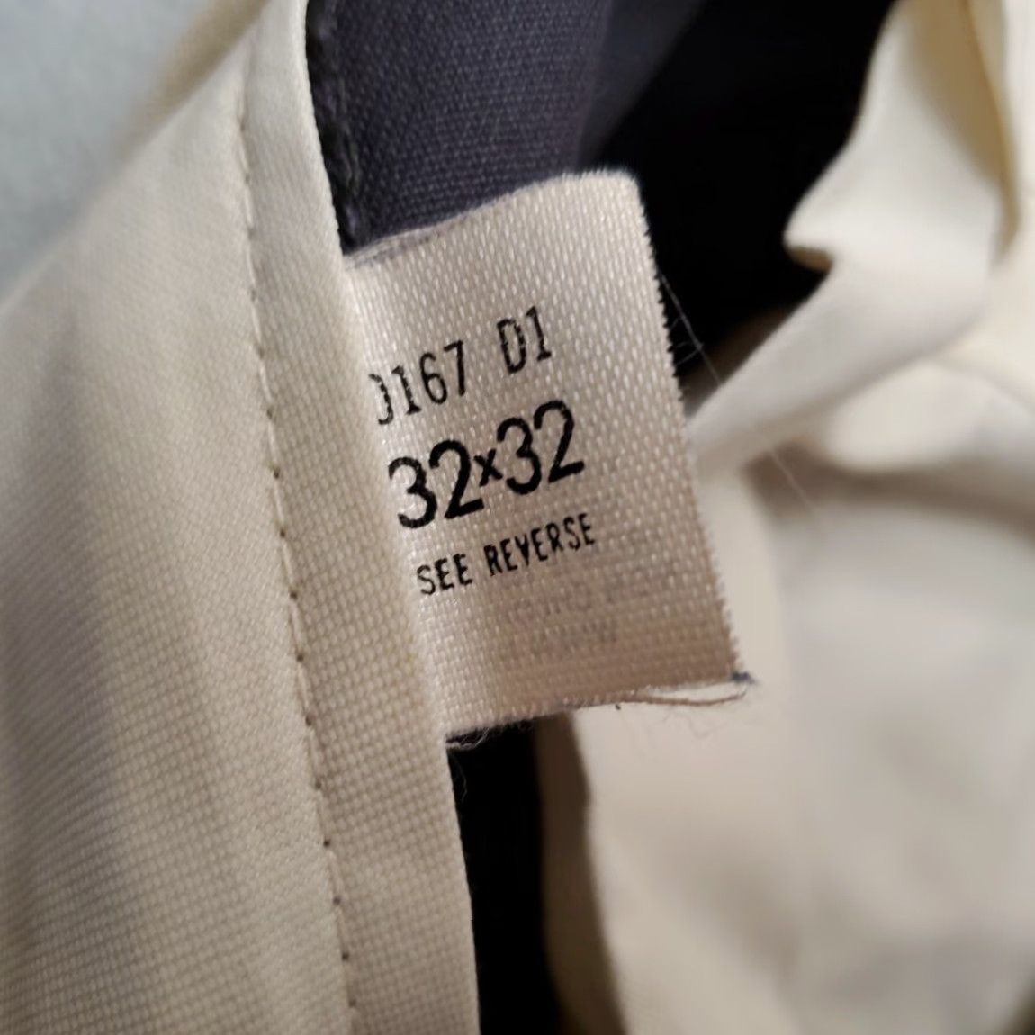 Haggar VINTAGE Haggar Pants Mens 32x32 Gray Flat Front Twill Cotton Dacron Made in USA Size US 32 / EU 48 - 4 Thumbnail
