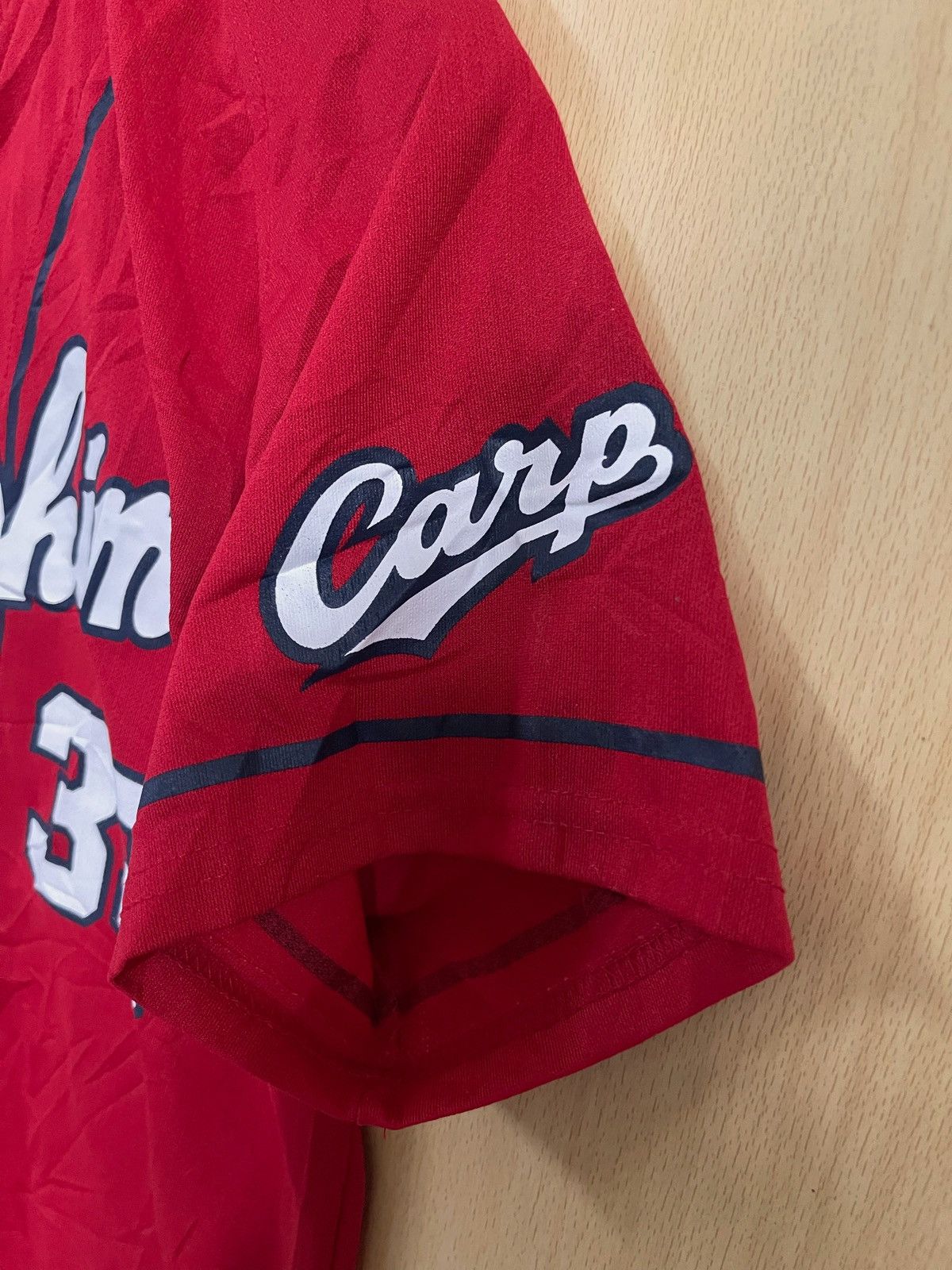 Japanese Brand × Vintage Vintage Baseball Jersey Hiroshima Carp M Streetwear Rare Size US M / EU 48-50 / 2 - 5 Thumbnail