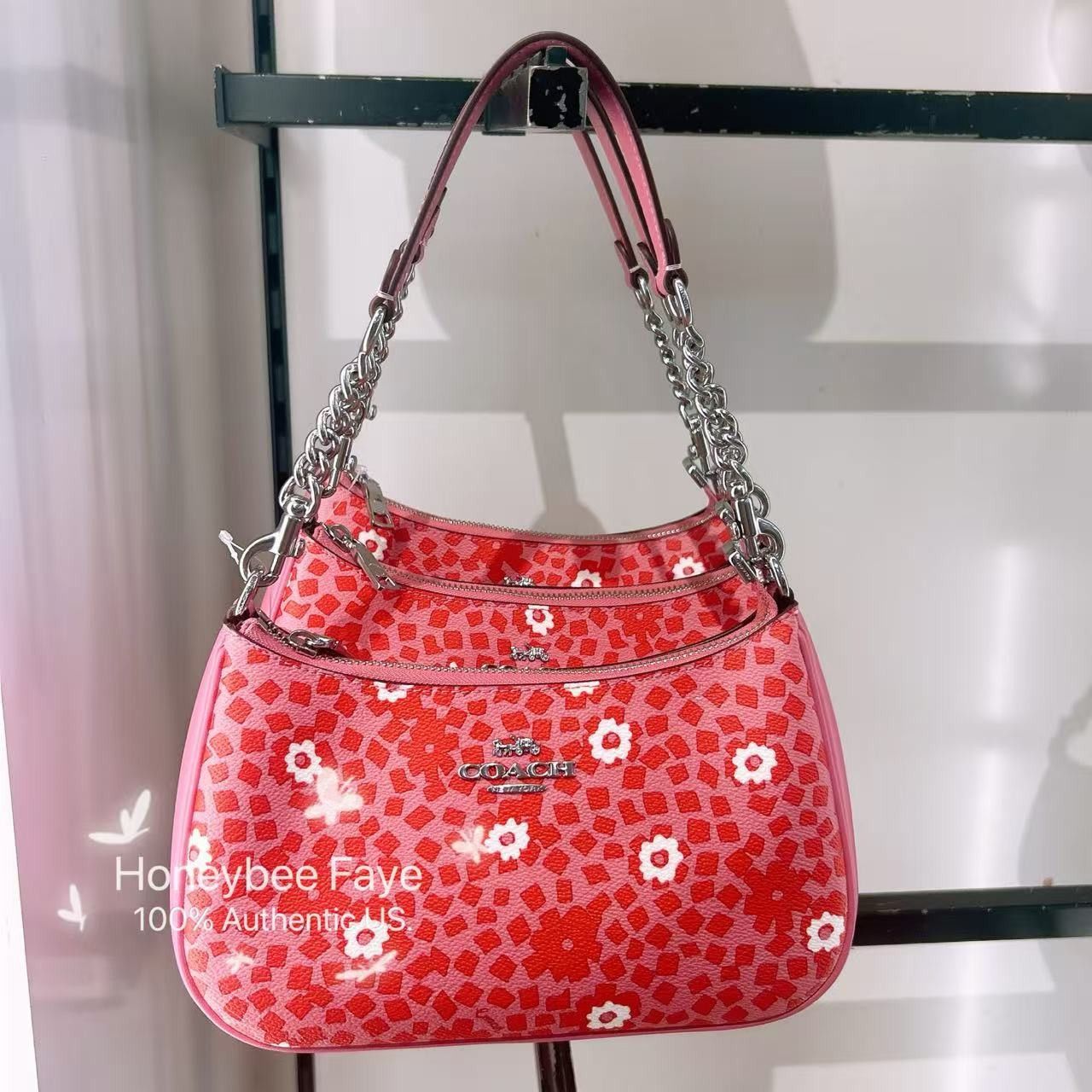 Coach Teri Shoulder Bag With Floral Print CBI52 Size ONE SIZE - 2 Thumbnail