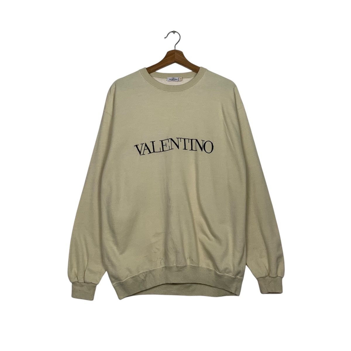Vintage Valentino Big Logo Crewneck Sweatshirt