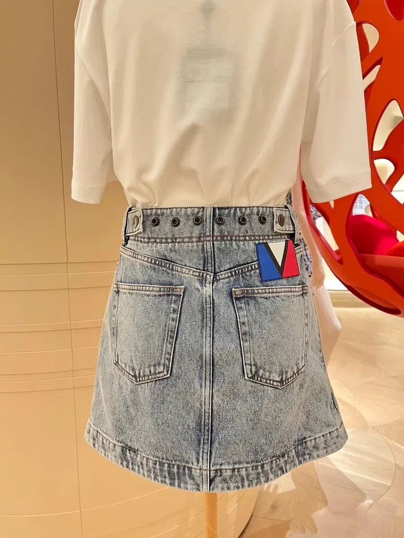 Other Louis Vuitton Denim Skirt Size 33" - 9 Thumbnail