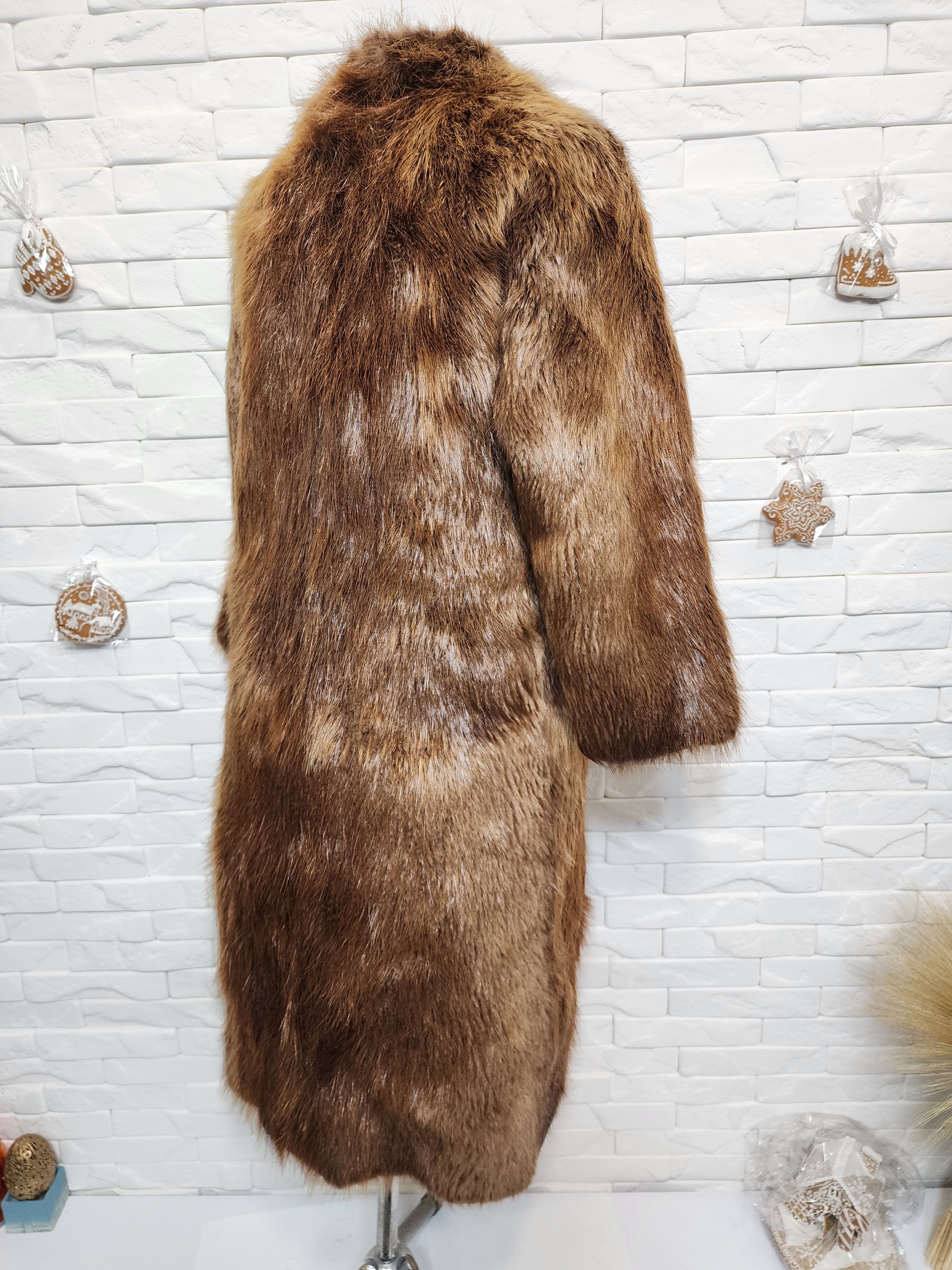 Uniqlo Brown Fur Coat - Women's Vintage Fur Size M / US 6-8 / IT 42-44 - 5 Thumbnail