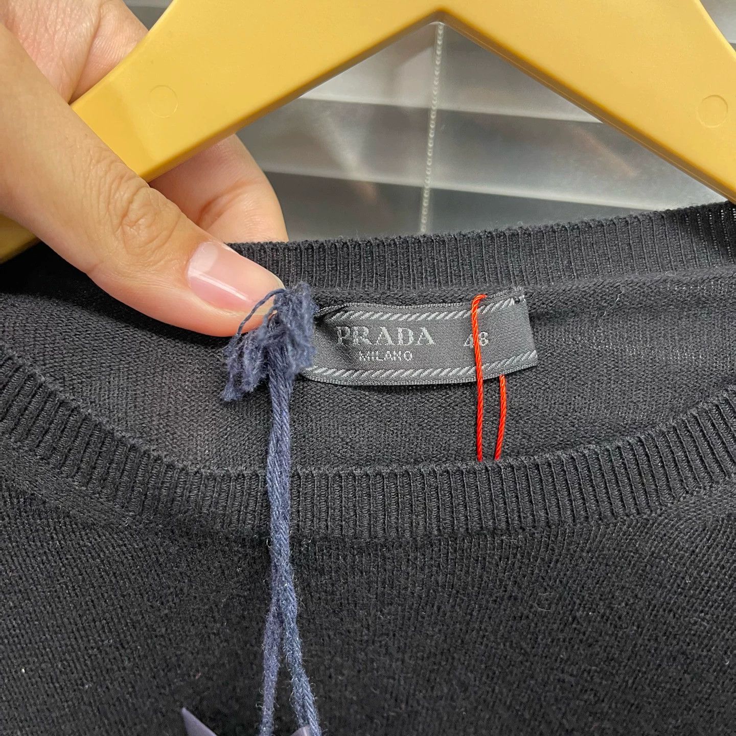 Prada Prada 23FW solid wool knit sweater 48 Size US M / EU 48-50 / 2 - 3 Thumbnail