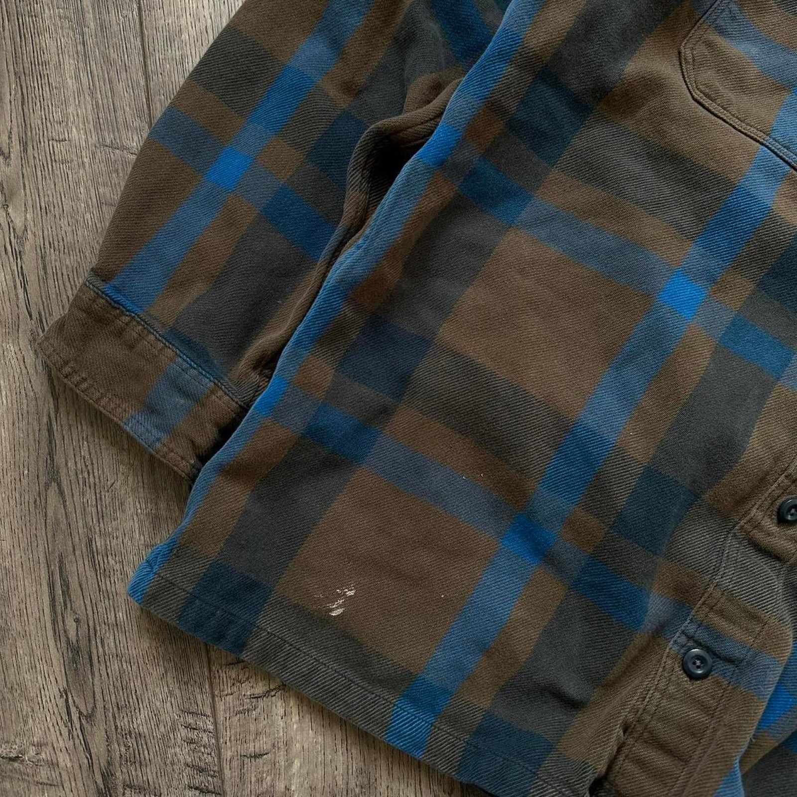 Patagonia × Vintage Patagonia Plaid Fjord Flannel Organic Cotton Button Up Shirt Size US M / EU 48-50 / 2 - 2 Thumbnail