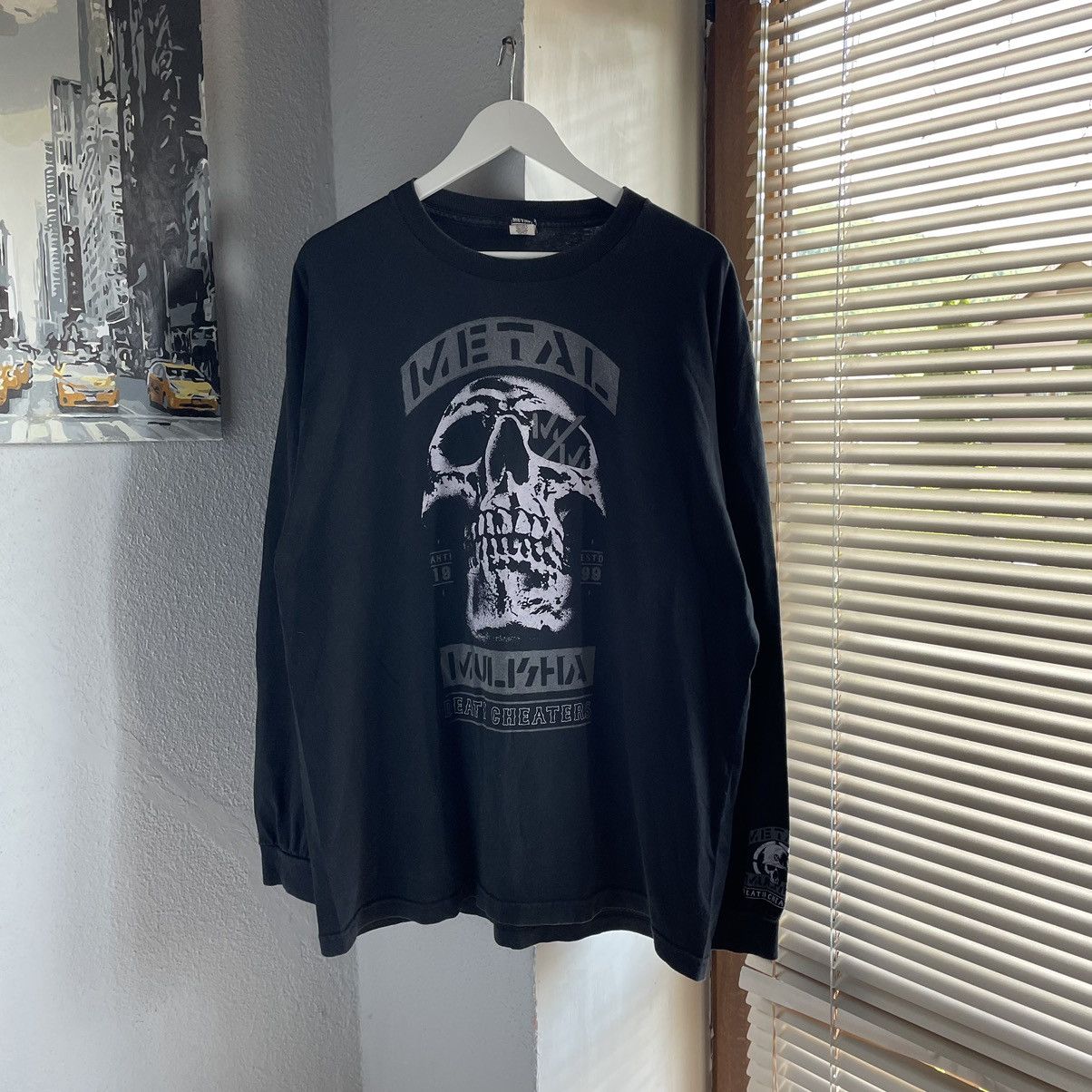 Metal Mulisha × Vintage Vtg Metal Mulisha Death Cheaters Affliction Punk Longsleevee Size US XL / EU 56 / 4 - 3 Thumbnail