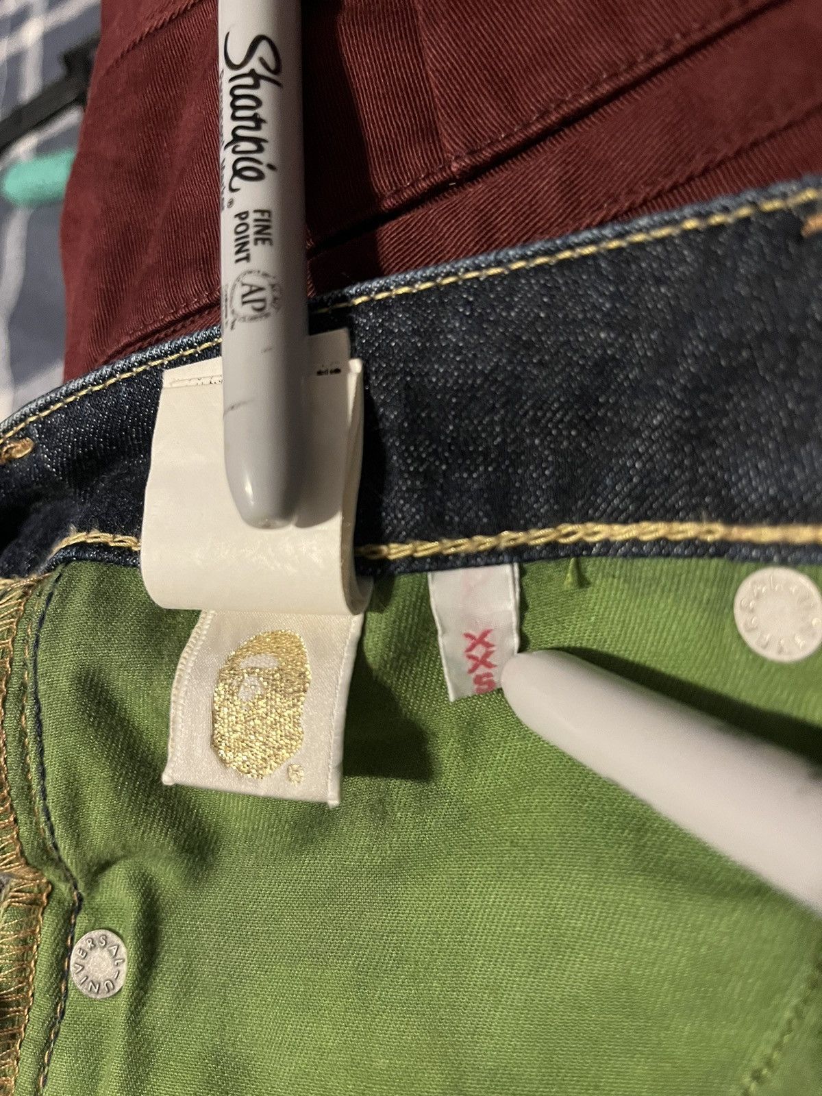 Bape Bapesta Denim Size 30" / US 8 / IT 44 - 4 Thumbnail
