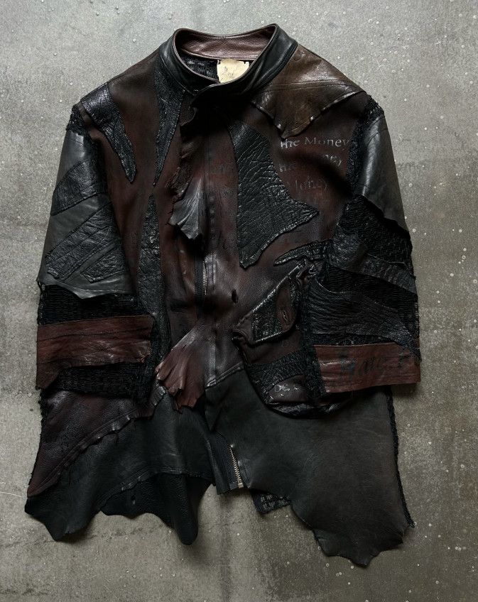 Other TT by Shohei Takamiya Distressed Patchwork Jacket Size US S / EU 44-46 / 1 - 1 Thumbnail