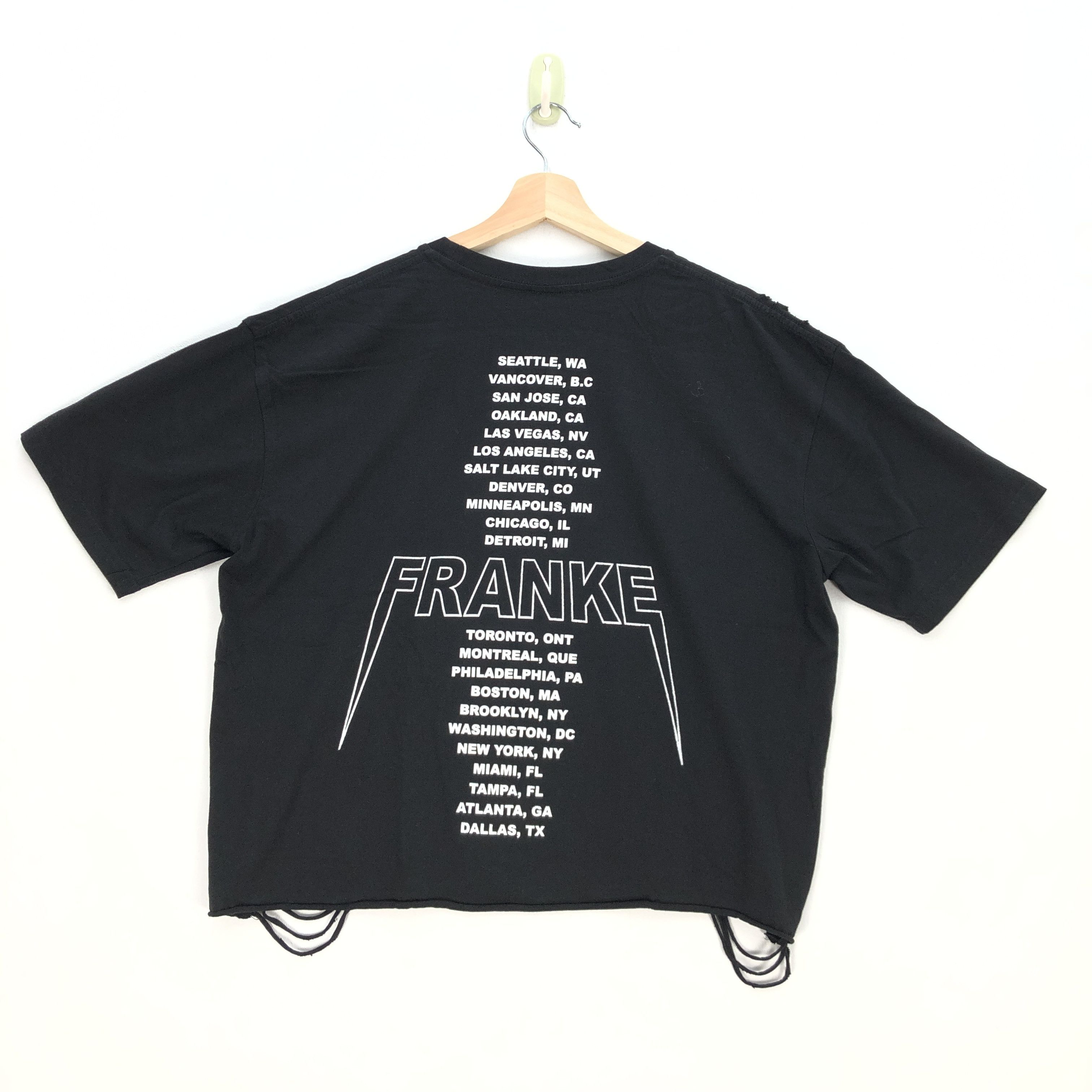 Band Tees Franke T Shirt Distress Skulls Indiana Tees alike Yezzy Tee Size US XL / EU 56 / 4 - 3 Thumbnail