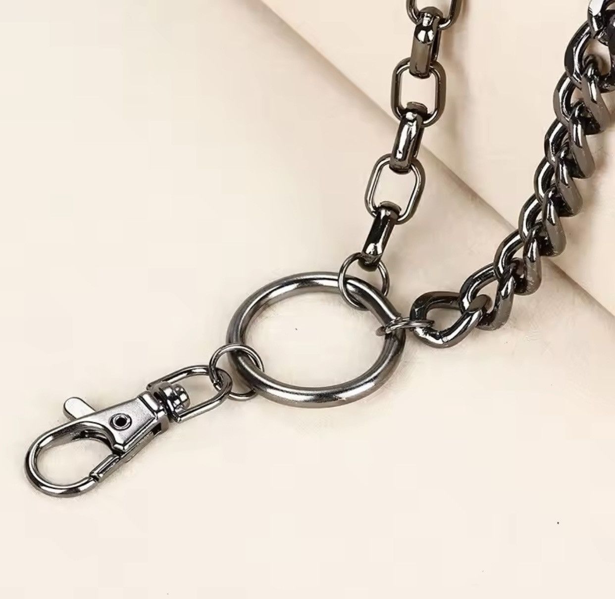 Jewelry 2 Layer Waist Punk Wallet Chain Size ONE SIZE - 5 Thumbnail