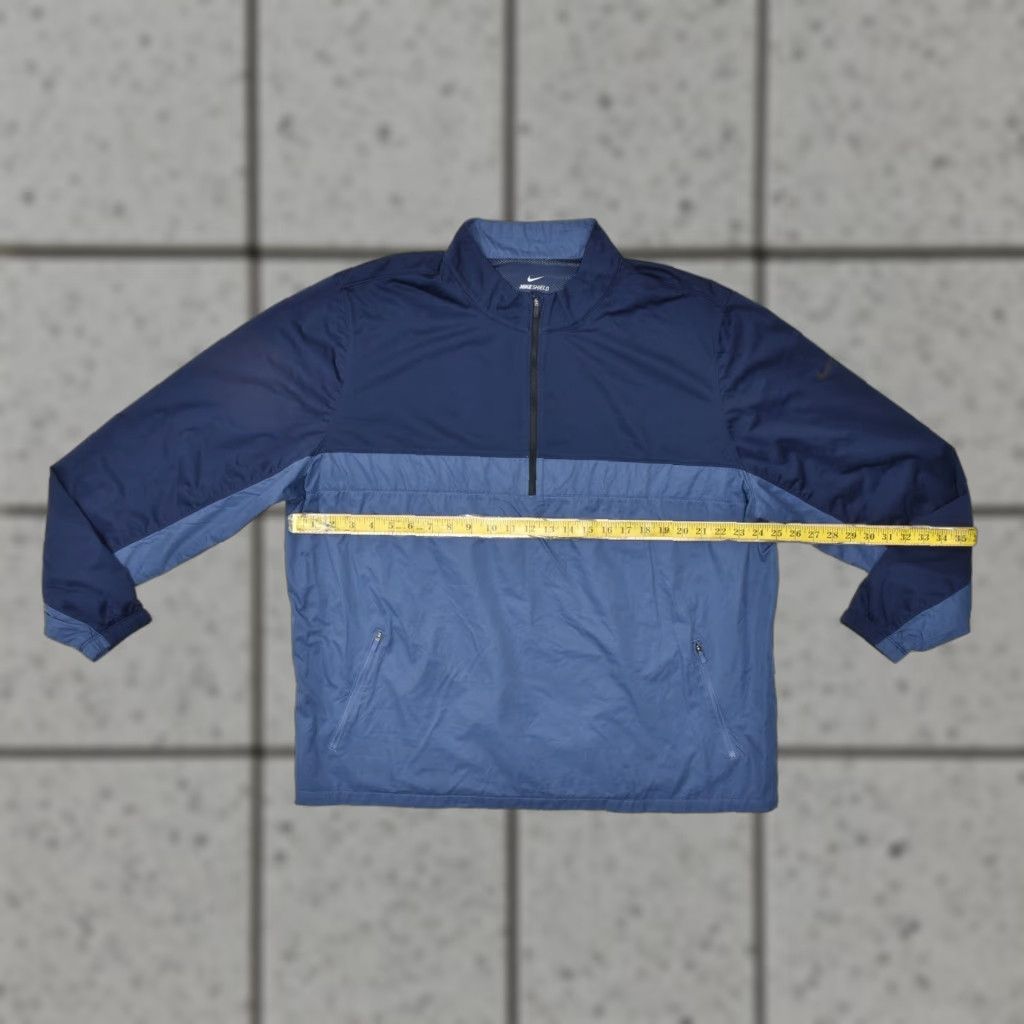 Nike Nike Shield Men's Half-Zip Windbreaker Jacket XXL Blue Polyester Size US XXL / EU 58 / 5 - 1 Thumbnail