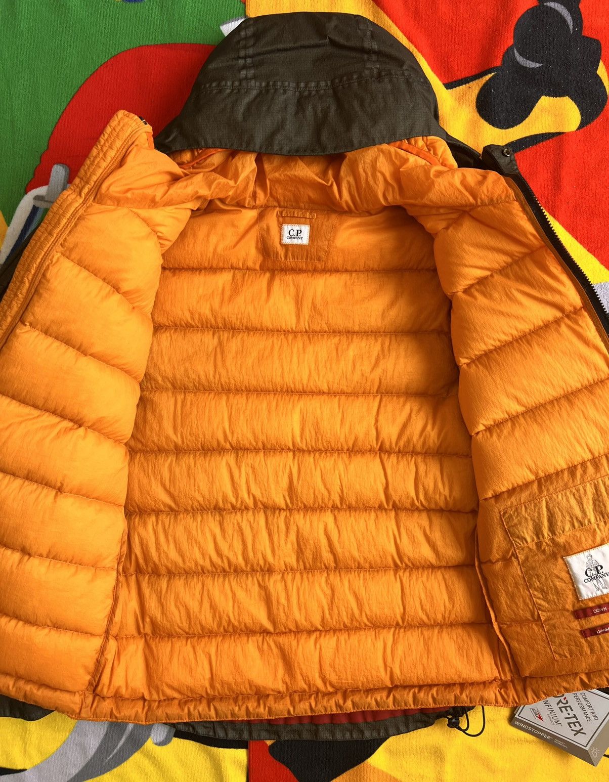 C.P. Company C.P Company GORE-TEX Jacket orange Green Infinium Down Liner Size US S / EU 44-46 / 1 - 11 Thumbnail