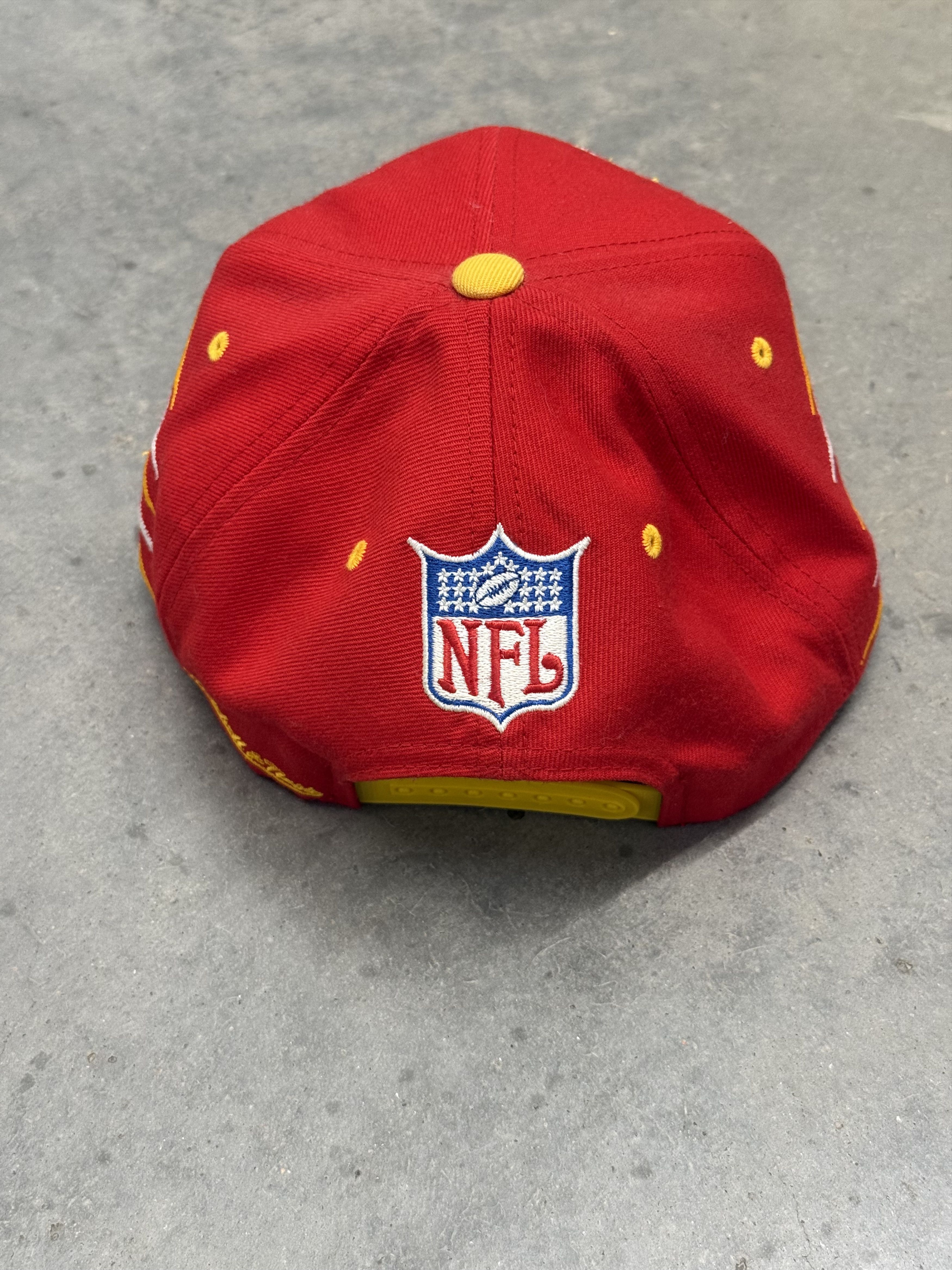 Mitchell & Ness Throwback Chiefs x Mitchell & Ness Snapback Hat NFL KC Size ONE SIZE - 3 Thumbnail