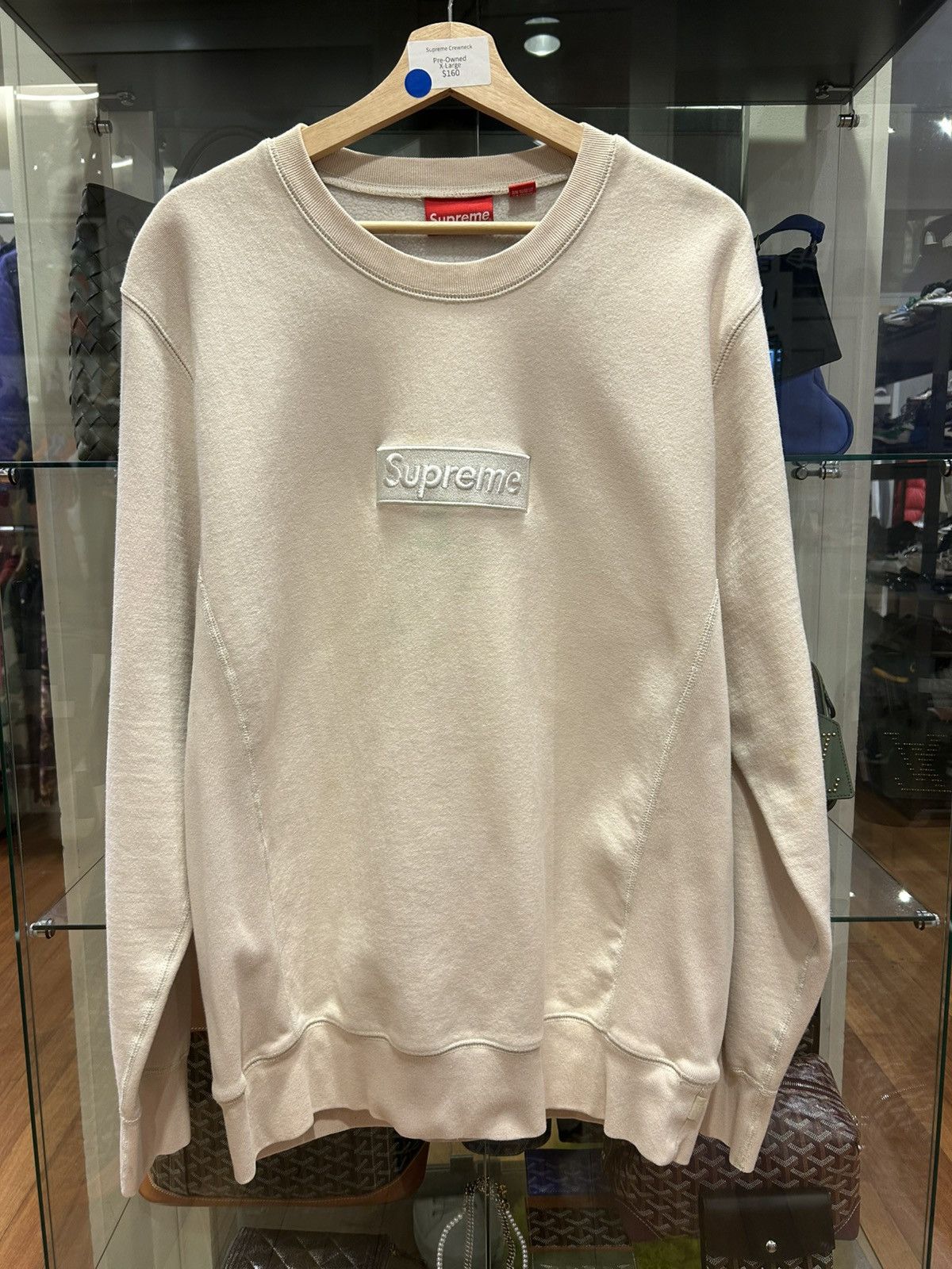 Supreme Supreme Box Logo Crewneck Size US XL / EU 56 / 4 - 1 Thumbnail