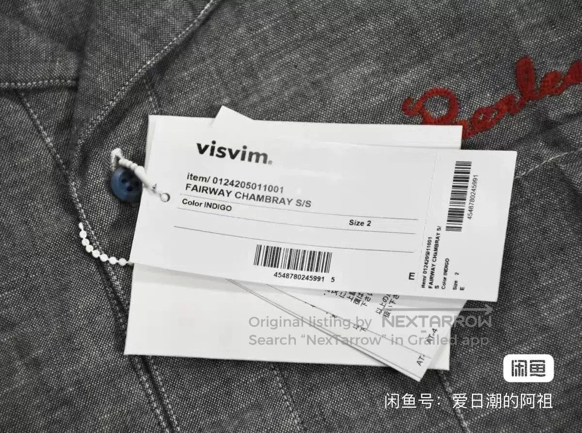 Visvim Visvim Fairway Chambray S/S Shirt. Size US M / EU 48-50 / 2 - 5 Thumbnail