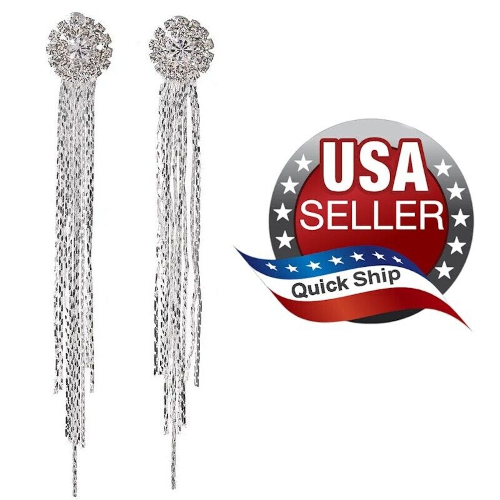 Other Elegant Tassel Earrings • Icicle Snowball Design Size ONE SIZE - 1 Thumbnail