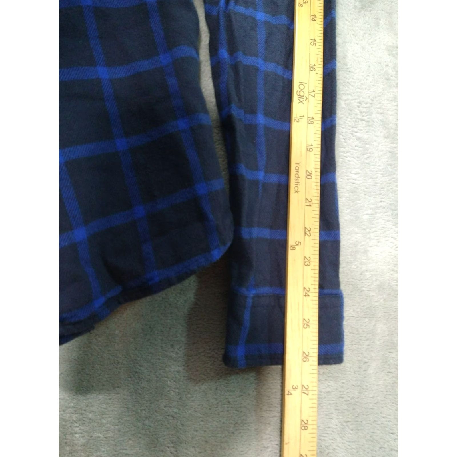 American Eagle Outfitters American Eagle Button-Up Shirt Mens Medium Black Plaid Flannel Long Sleeve Casual Size US M / EU 48-50 / 2 - 6 Thumbnail