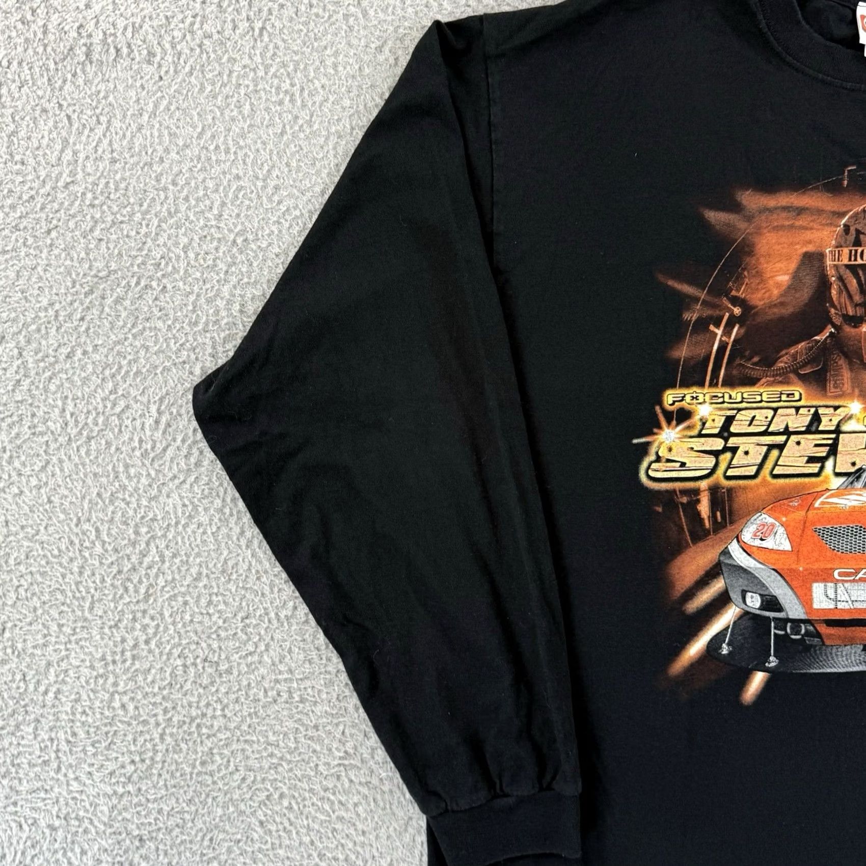Chase Authentics VINTAGE Tony Stewart Shirt Mens 2XL Black Nascar Long Sleeve Racing Sport Y2K Chase Authentics Size US XXL / EU 58 / 5 - 4 Thumbnail