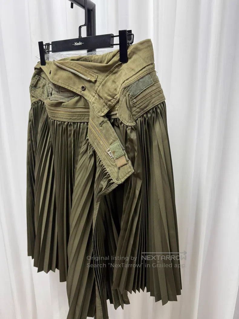 Junya Watanabe Junya Watanabe Military long skirt Size 23" - 2 Thumbnail