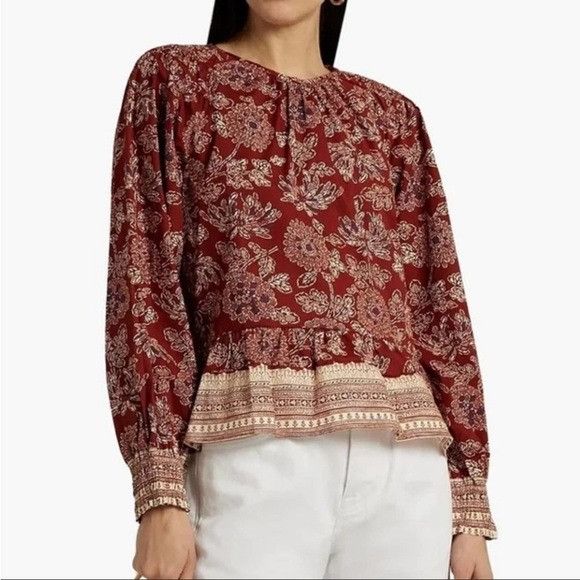 Veronica Beard Veronica Beard Kester Floral Blouse Size XS / US 0-2 / IT 36-38 - 3 Thumbnail