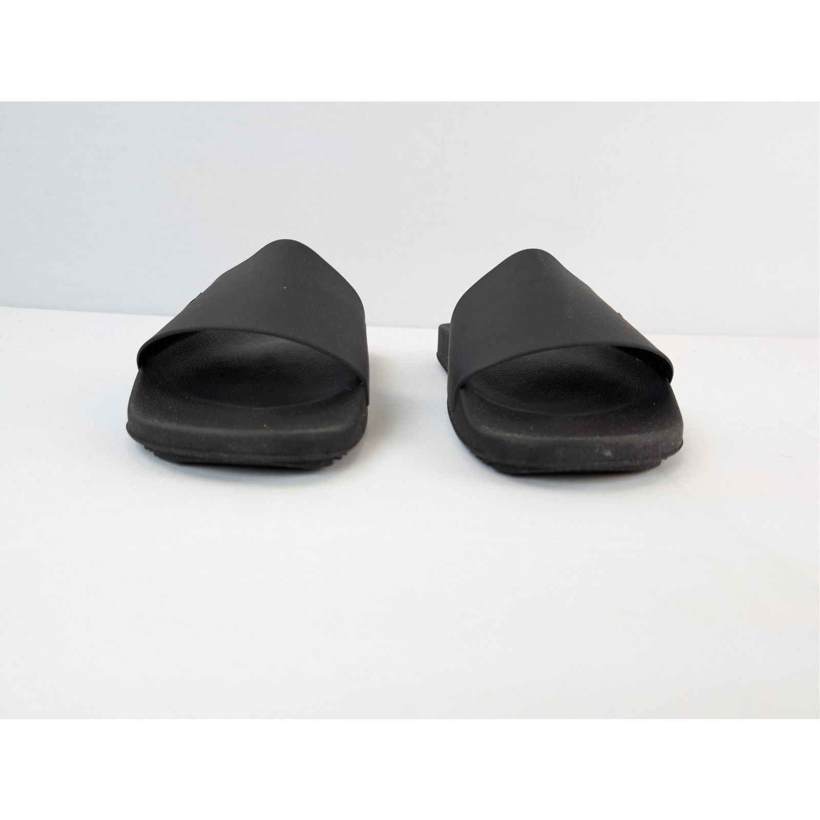 Rick Owens Drkshdw o1rshd1 Scarpe Shower Slides Slipper in Black Size US 11 / EU 44 - 10 Thumbnail