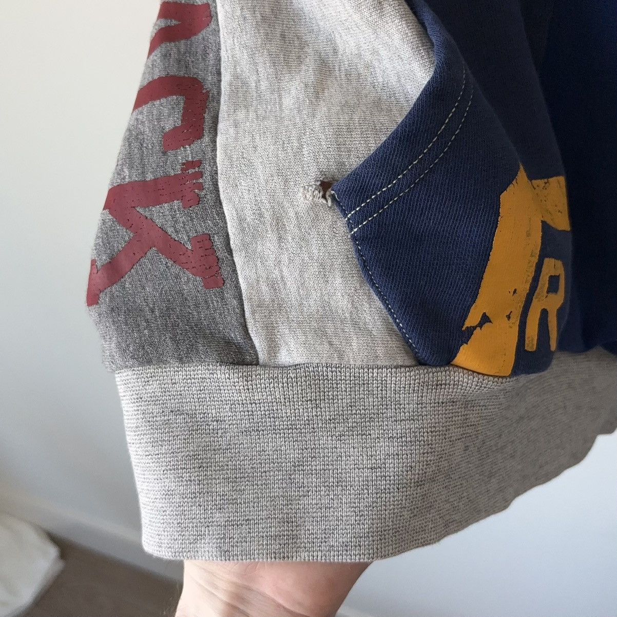 Polo Ralph Lauren Patchwork Colorblock Hoodie Varsity Stencil 50th Spellout Size US S / EU 44-46 / 1 - 10 Thumbnail