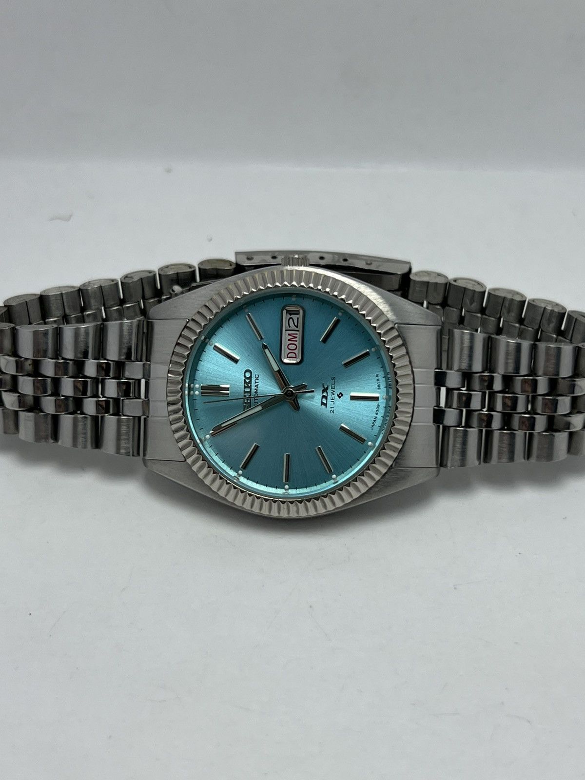 Seiko Seiko DX Automatic Watch Fluted Bezel Day/Date Made in Japan Size 36 - 15 Thumbnail