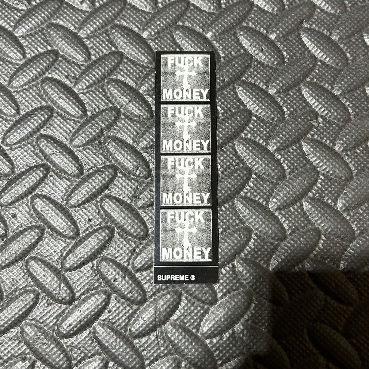 Supreme Supreme F*** Money Cross Religious Sticker Decal FW24 Size ONE SIZE - 1 Thumbnail