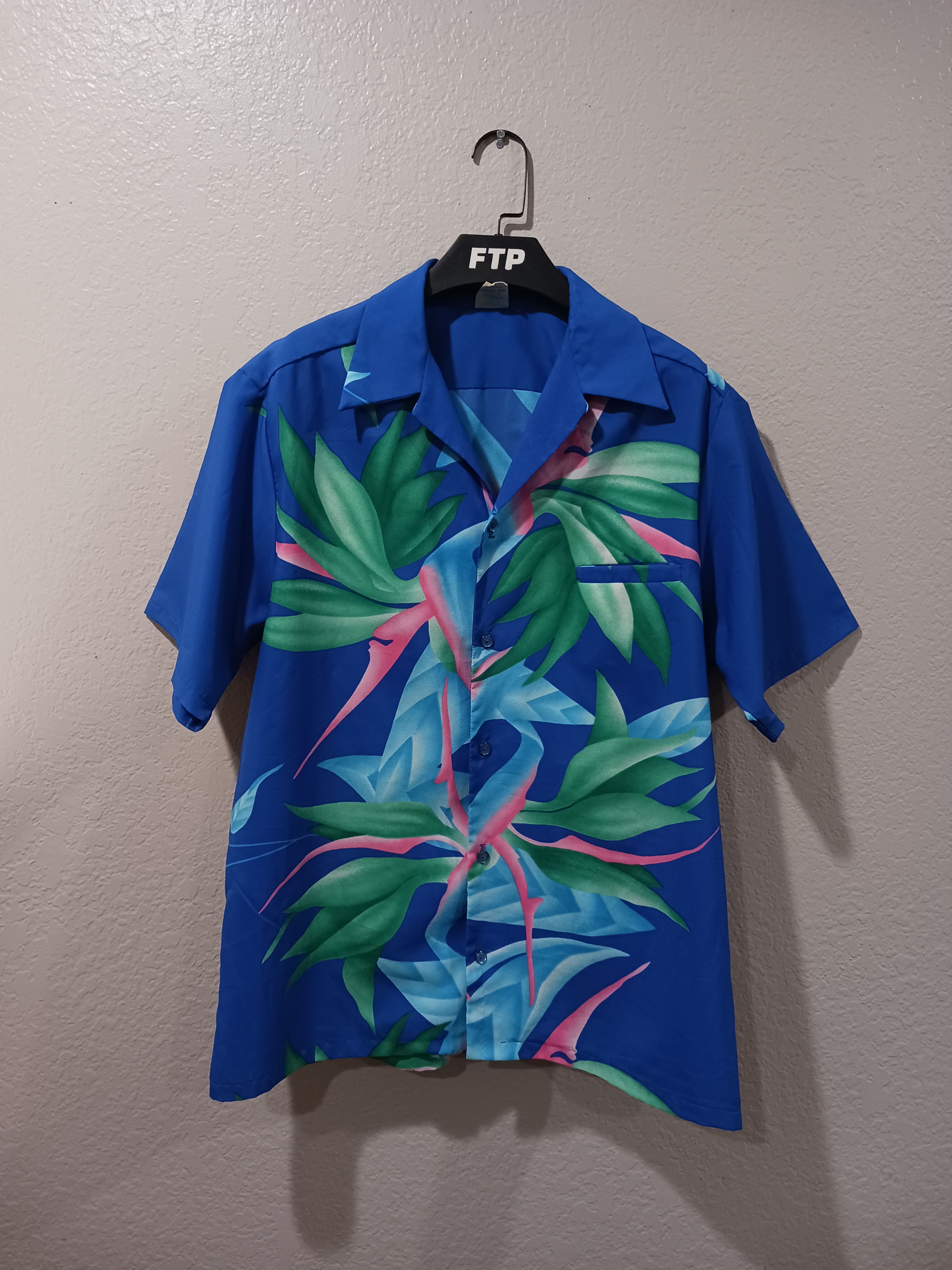 Vintage Greenecastle Vintage 1970s Bird Of Paradise Floral Button Up Size US L / EU 52-54 / 3 - 1 Thumbnail