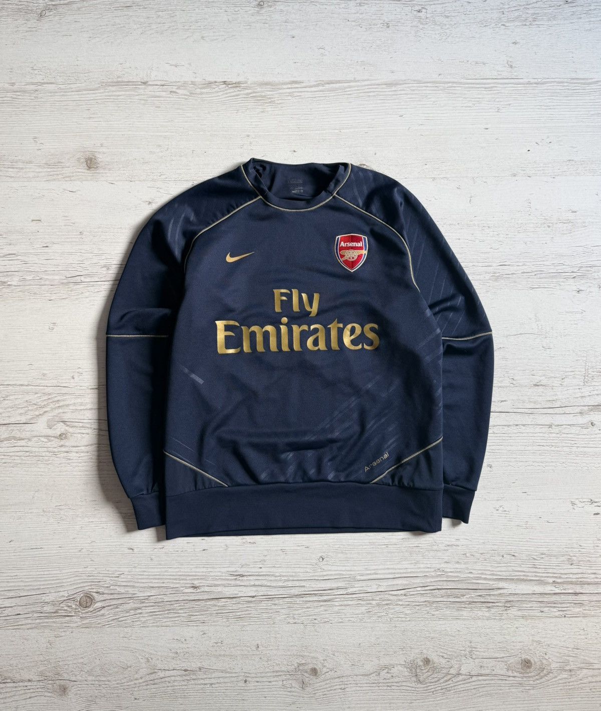 Nike × Vintage Vintage sweatshirt Nike Arsenal O2 soccer jersey