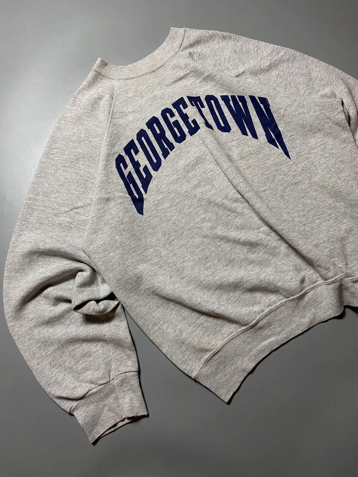 Tultex × Vintage RARE❗️GEORGETOWN UNIVERSITY 90s SWEATSHIRT Size US L / EU 52-54 / 3 - 2 Thumbnail