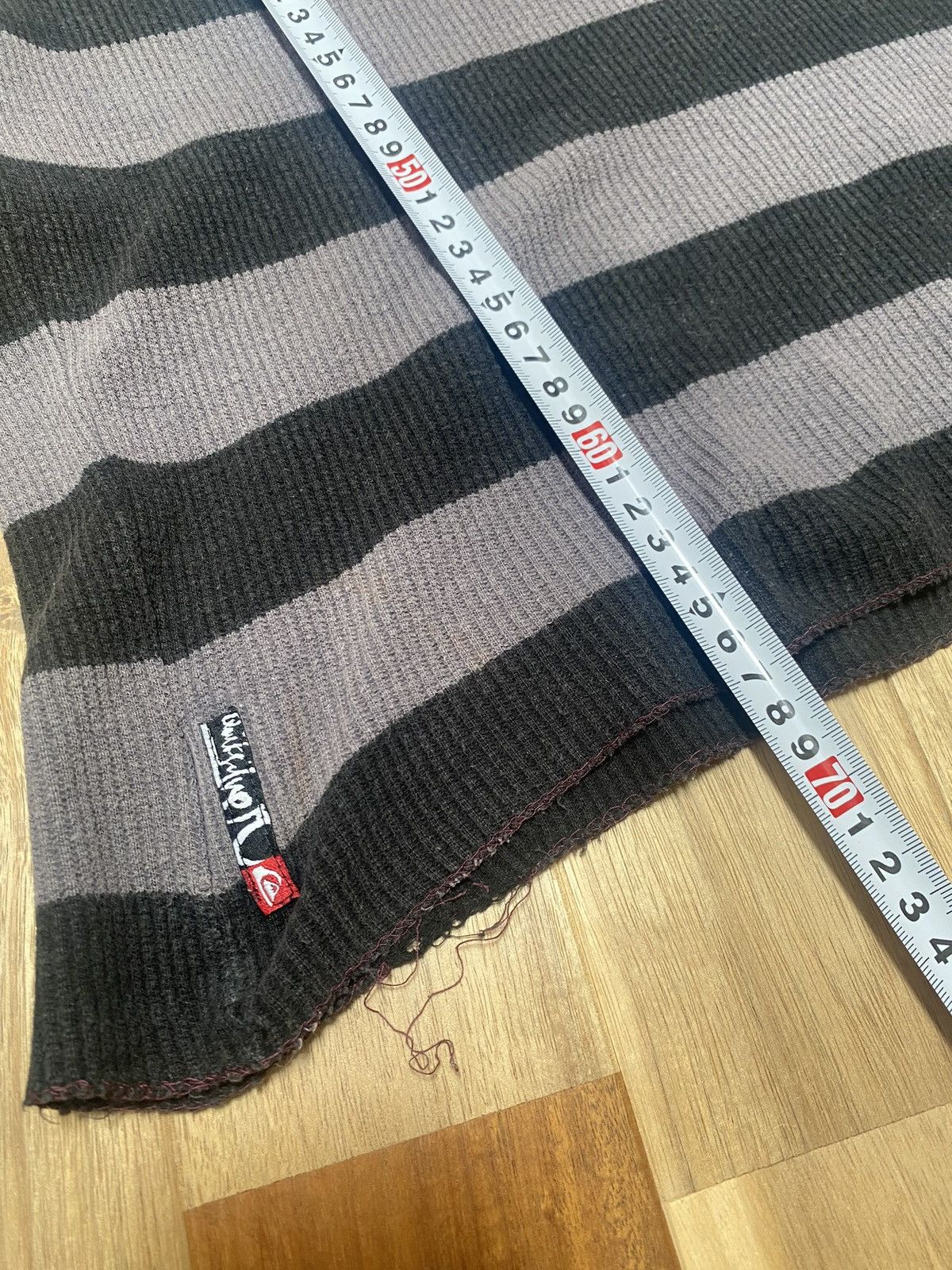 Quiksilver Vintage Quiksilver Striped Long Sleeve Waffle Knit Y2K L Size US L / EU 52-54 / 3 - 3 Thumbnail