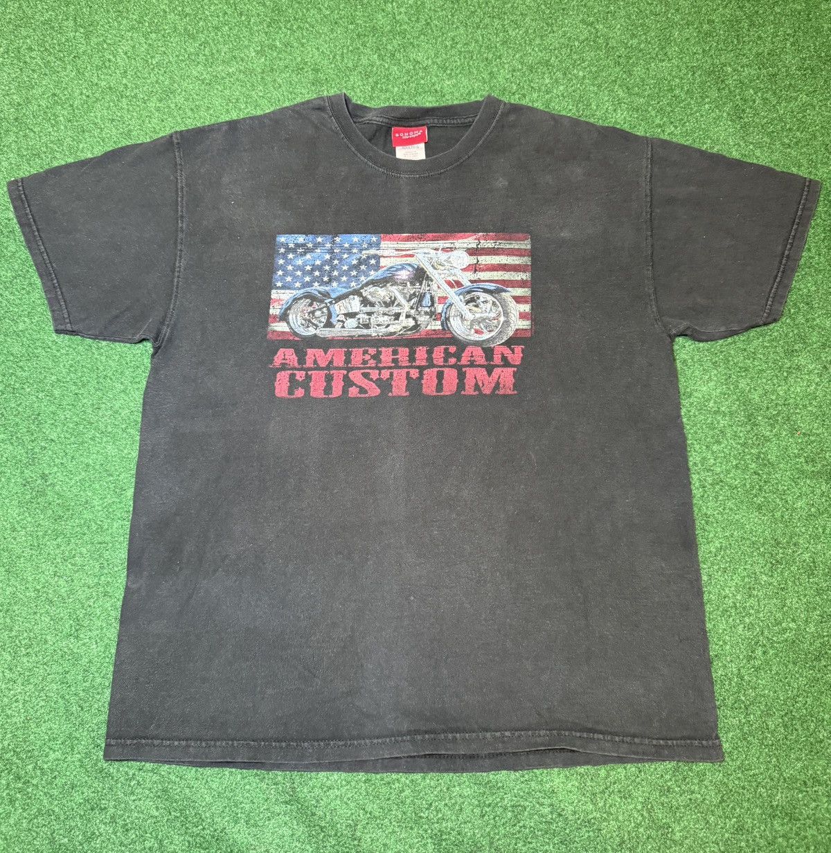 Sonoma × Vintage Y2K American Custom Chopper Motorcycle Faded Biker T Shirt Size US L / EU 52-54 / 3 - 1 Thumbnail