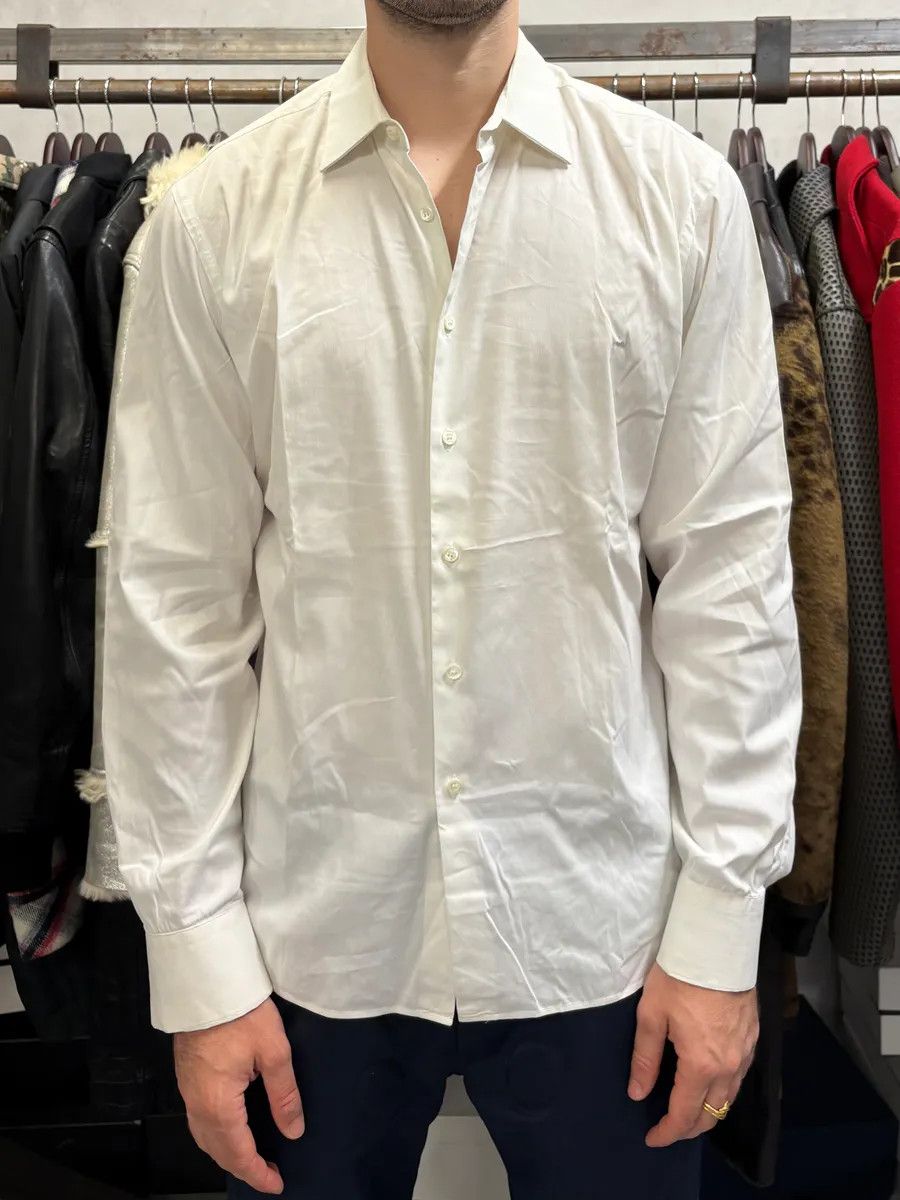 Prada SS2009 Prada White Minimalist Shirt Size US L / EU 52-54 / 3 - 2 Thumbnail