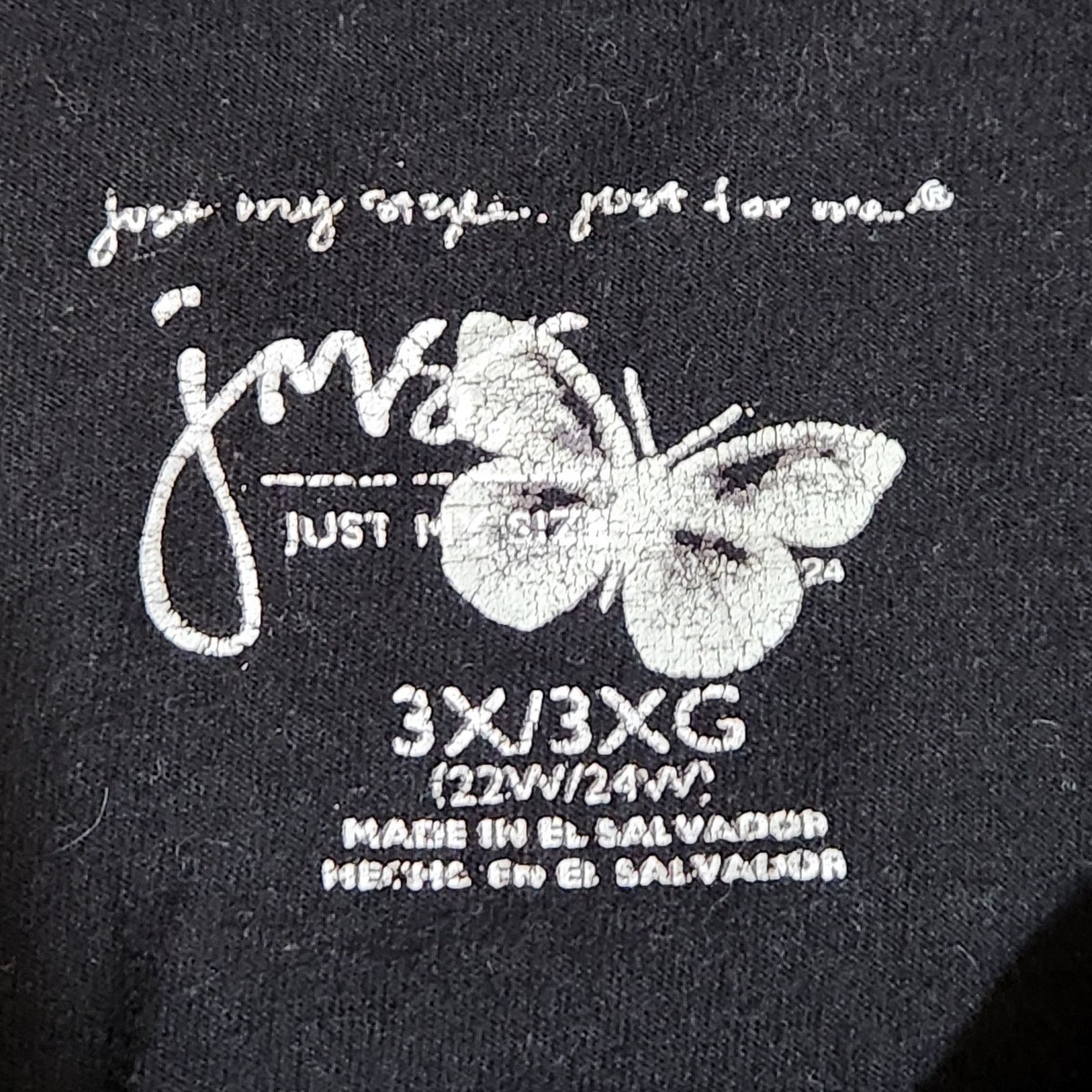 Other JMS Black V Neck Long Sleeves Top 3X 22W 24W Plus Soft Size 3XL / US 20-22 - 4 Thumbnail