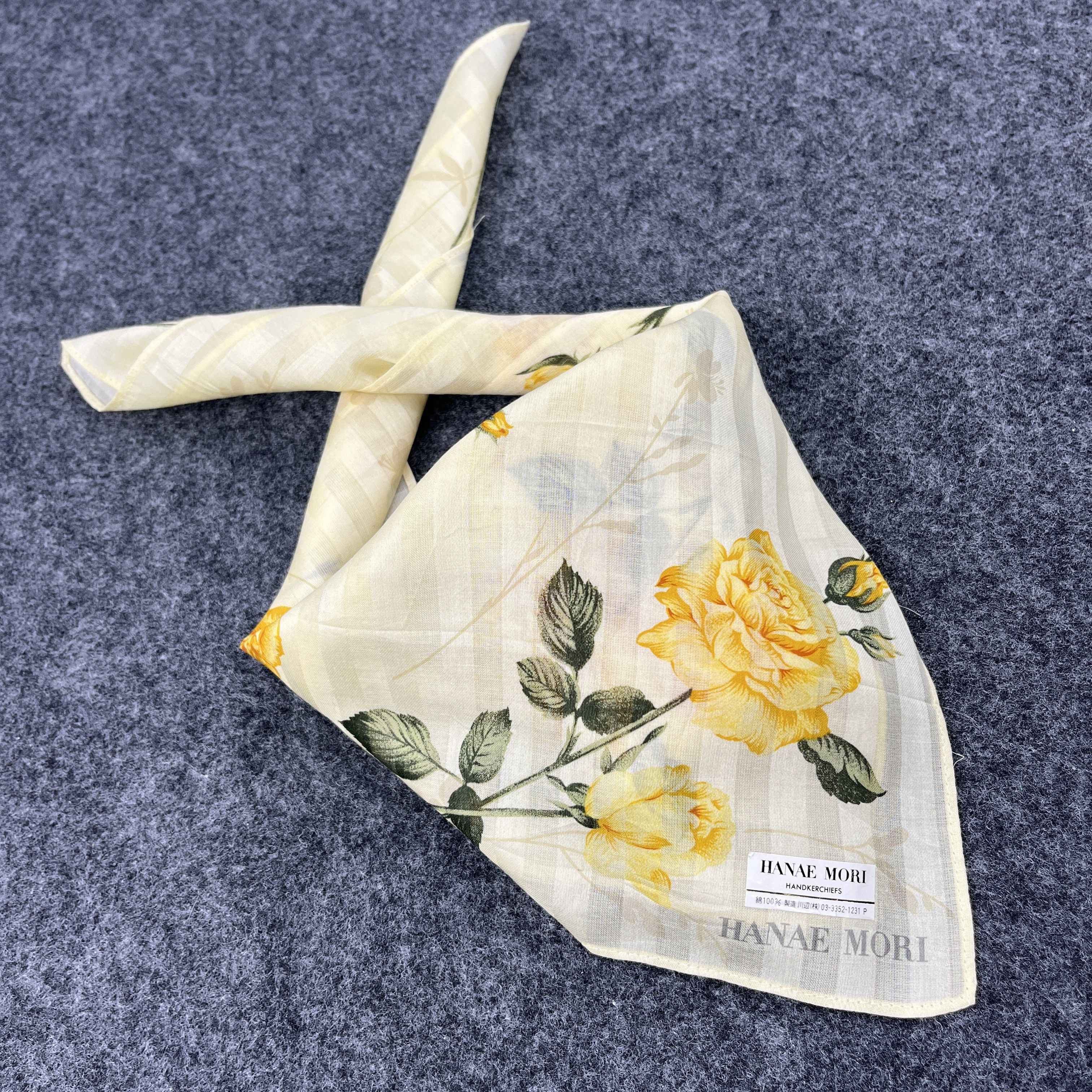 Japanese Brand × Vintage Hanae Mori Bandana / Handkerchief / Neckerchief B156 Size ONE SIZE - 4 Thumbnail