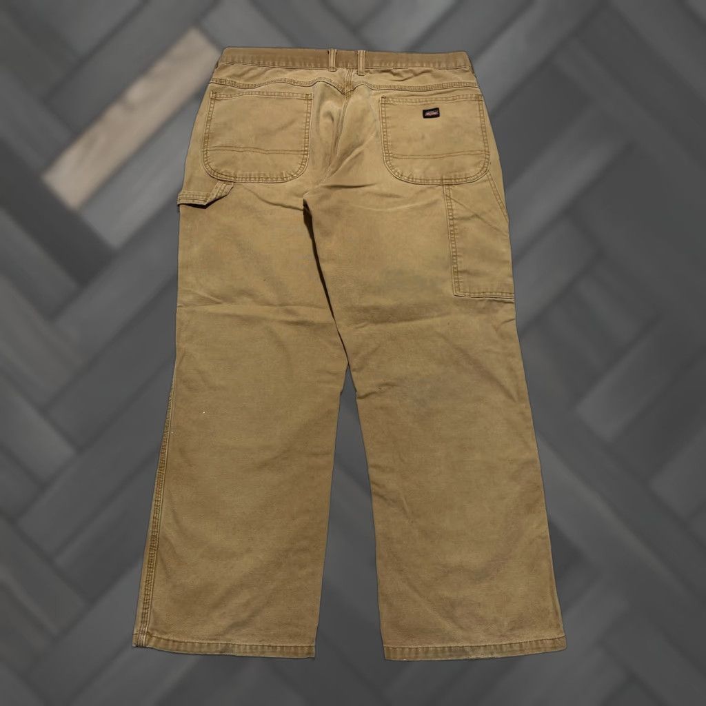 Dickies Dickies Pants Men 36x28 Brown Carpenter Duck Canvas Utility Work Hammer Loop Pants Men Regular Straight Jeans Shirt? Size US 36 / EU 52 - 1 Thumbnail