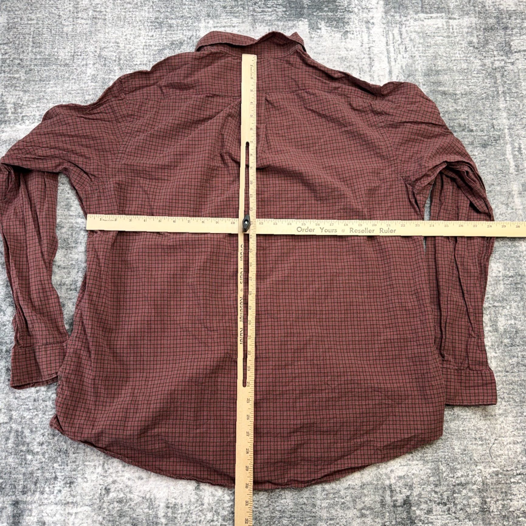 Polo Ralph Lauren VINTAGE Polo Ralph Lauren Shirt Mens 2XL Red Micro Plaid Lightweight Button-Down Shirt Size US XXL / EU 58 / 5 - 7 Thumbnail