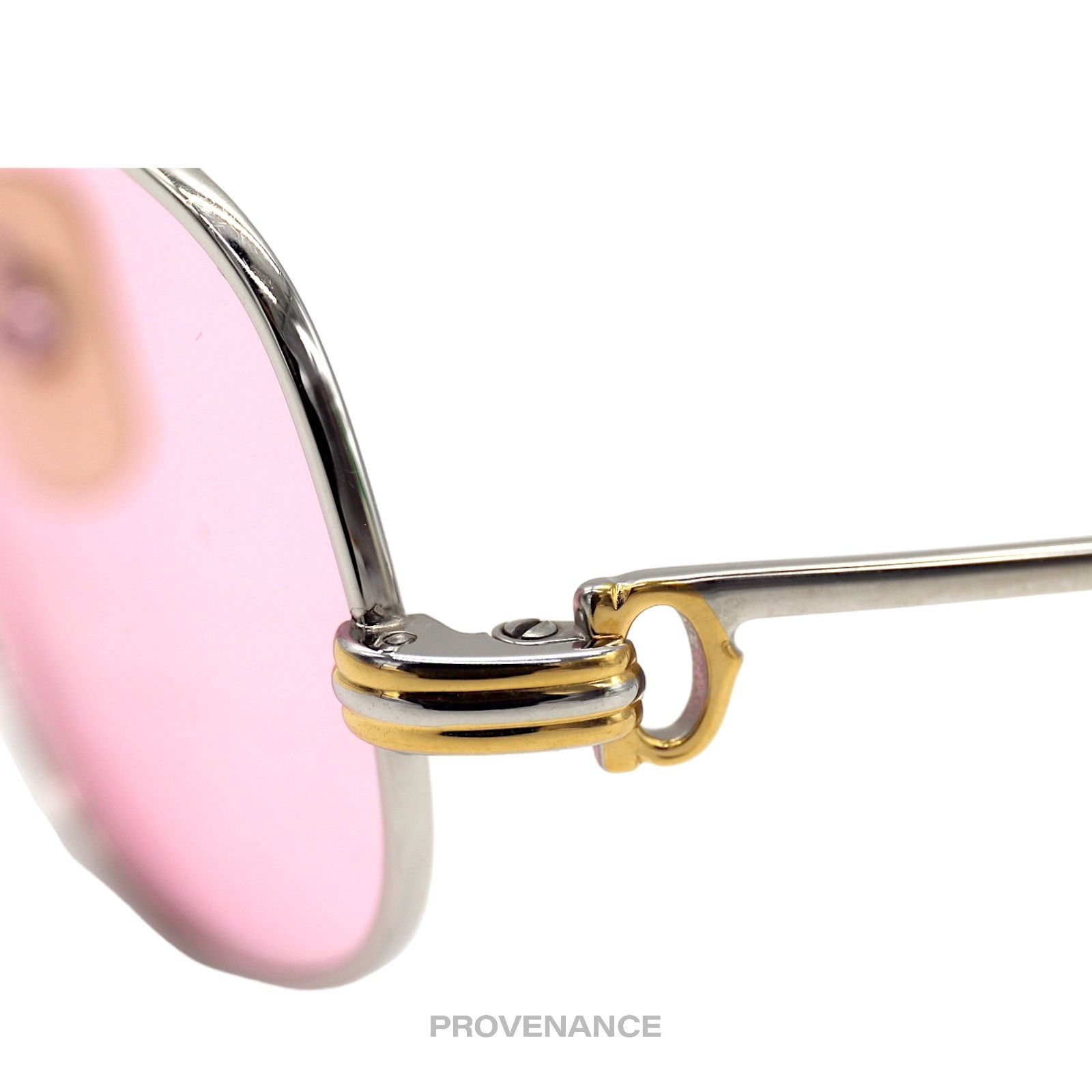 Cartier 🔴 Cartier Romance Louis (Drake) Sunglasses - Pink Size ONE SIZE - 7 Thumbnail