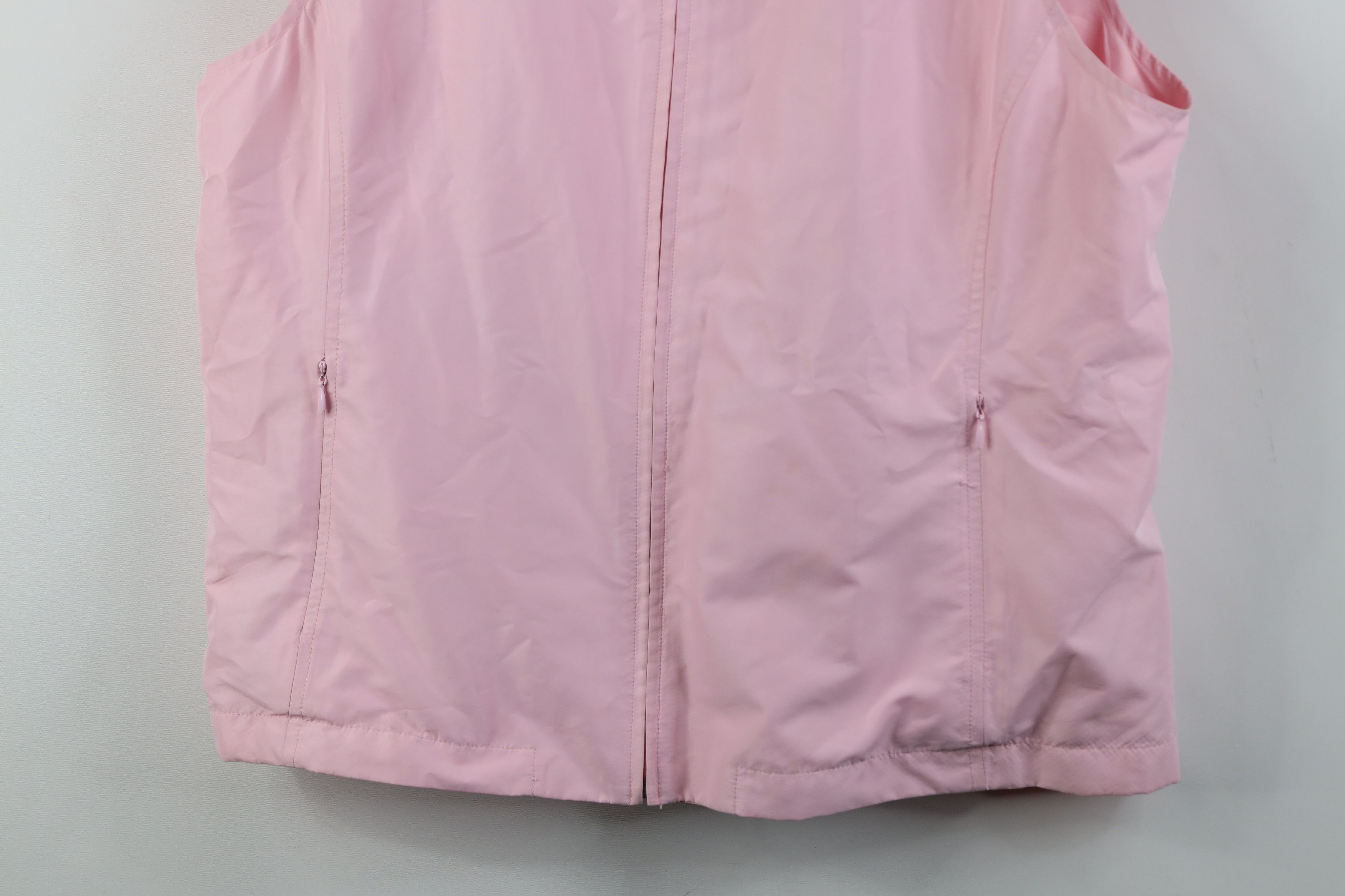 Vintage Vintage 90s Magnolia Lane August Golf Vest Jacket Pink Size L / US 10 / IT 46 - 3 Thumbnail