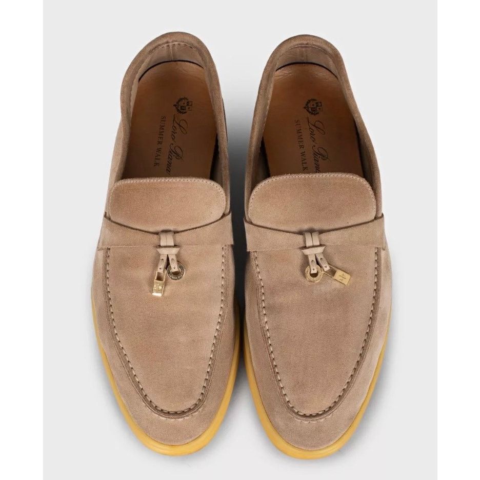Loro Piana Loro Piana Summer Charms Walk Beige Suede Loafers Sz. 40 Size US 10 / IT 40 - 2 Thumbnail