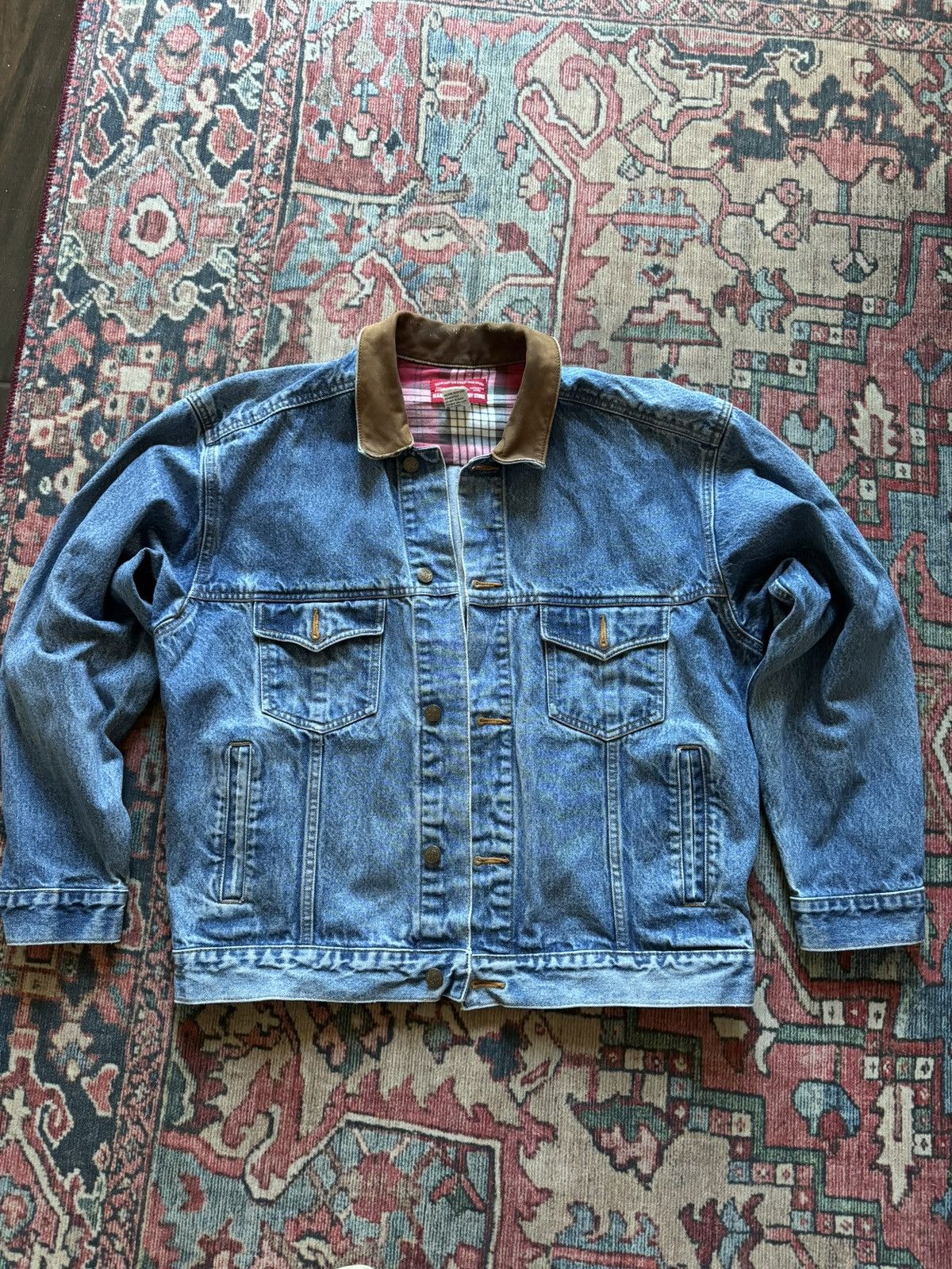 Marlboro × Vintage Marlboro denim jacket vintage USA western style Size US L / EU 52-54 / 3 - 1 Thumbnail