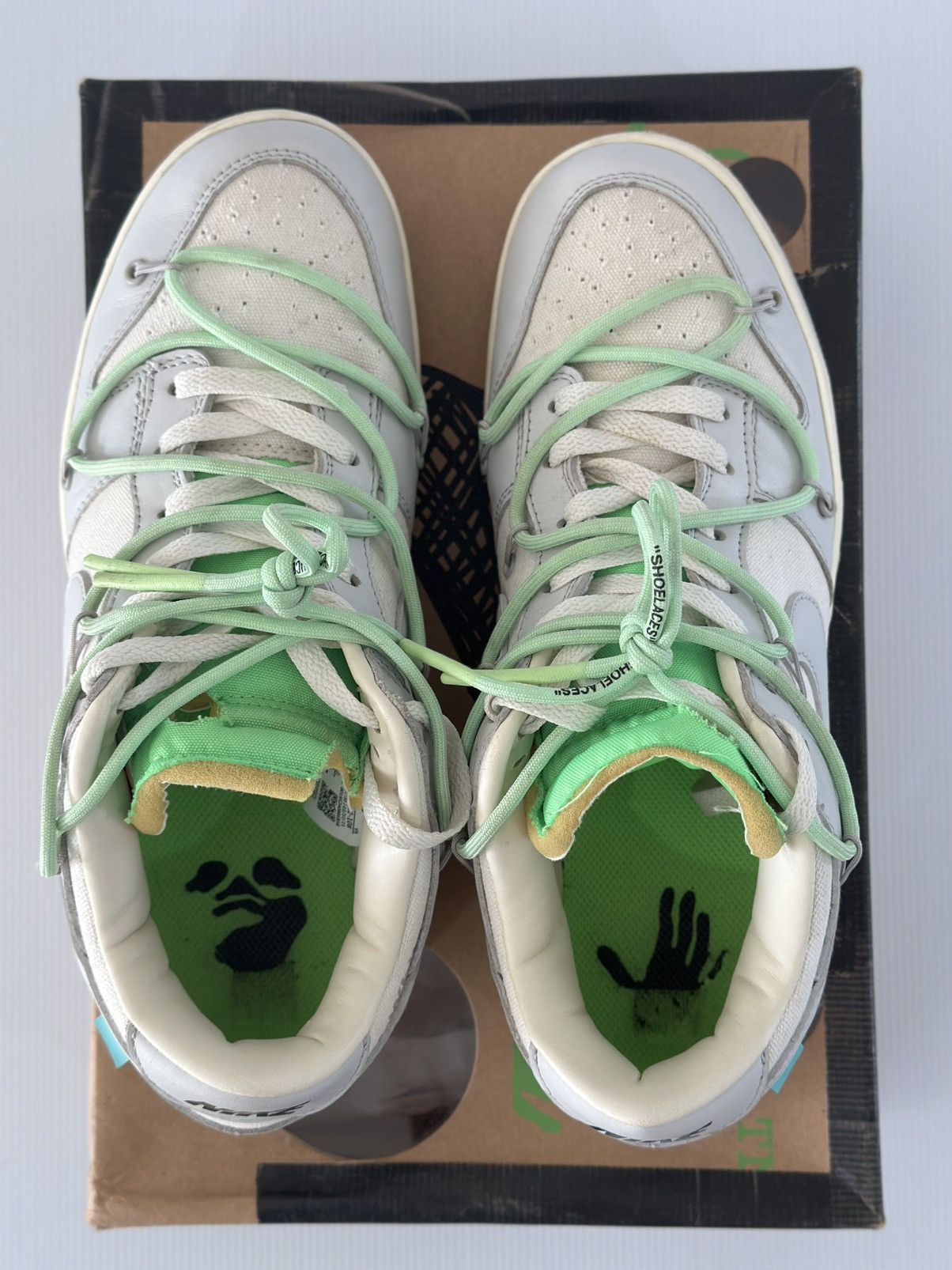 Nike × Off-White Nike x Off White Dunk Low Lot 7 of 50 Size US 10 / EU 43 - 5 Thumbnail