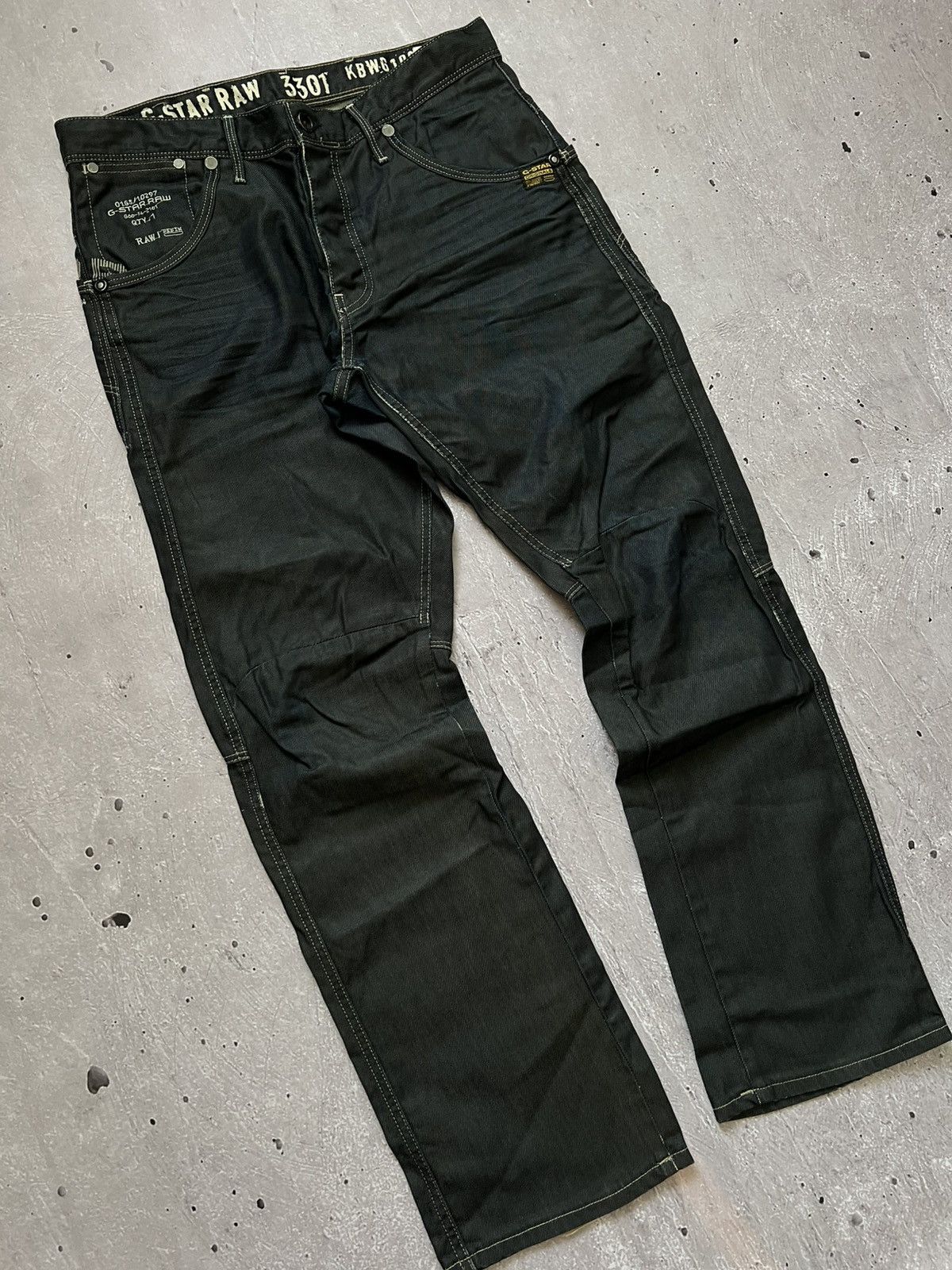 G-Star G Star Raw Jeans With Vintage Embroidery And Large Logo 36 Size US 36 / EU 52 - 7 Thumbnail