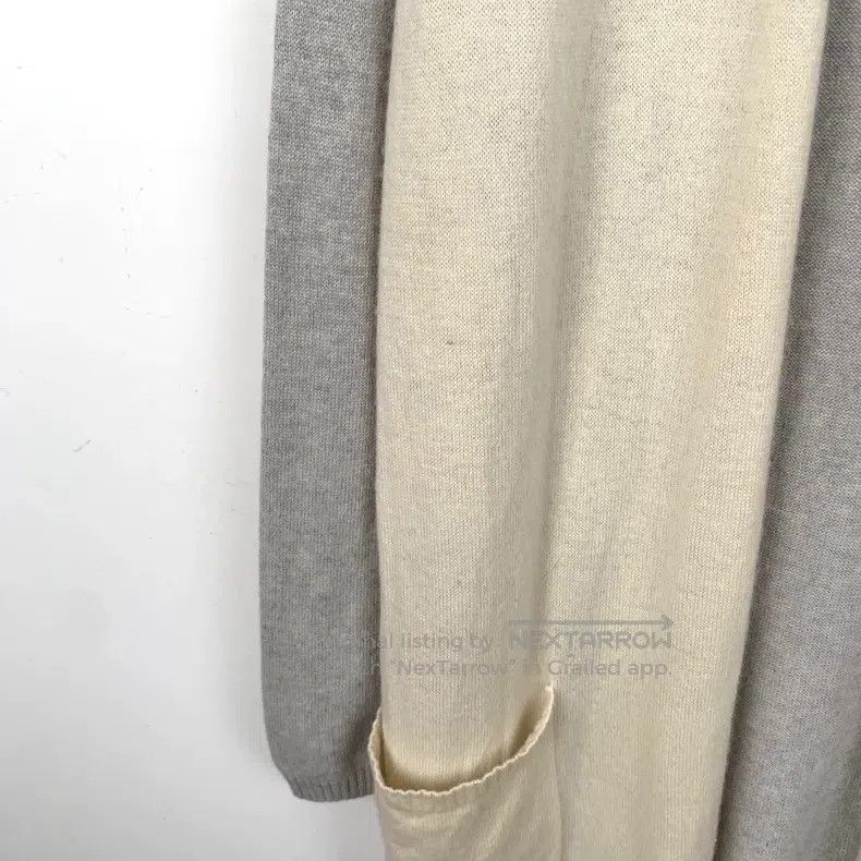Max Mara Max Mara Color Block Long Sleeve Cashmere Long Cardigan Ja Size S / US 4 / IT 40 - 4 Thumbnail