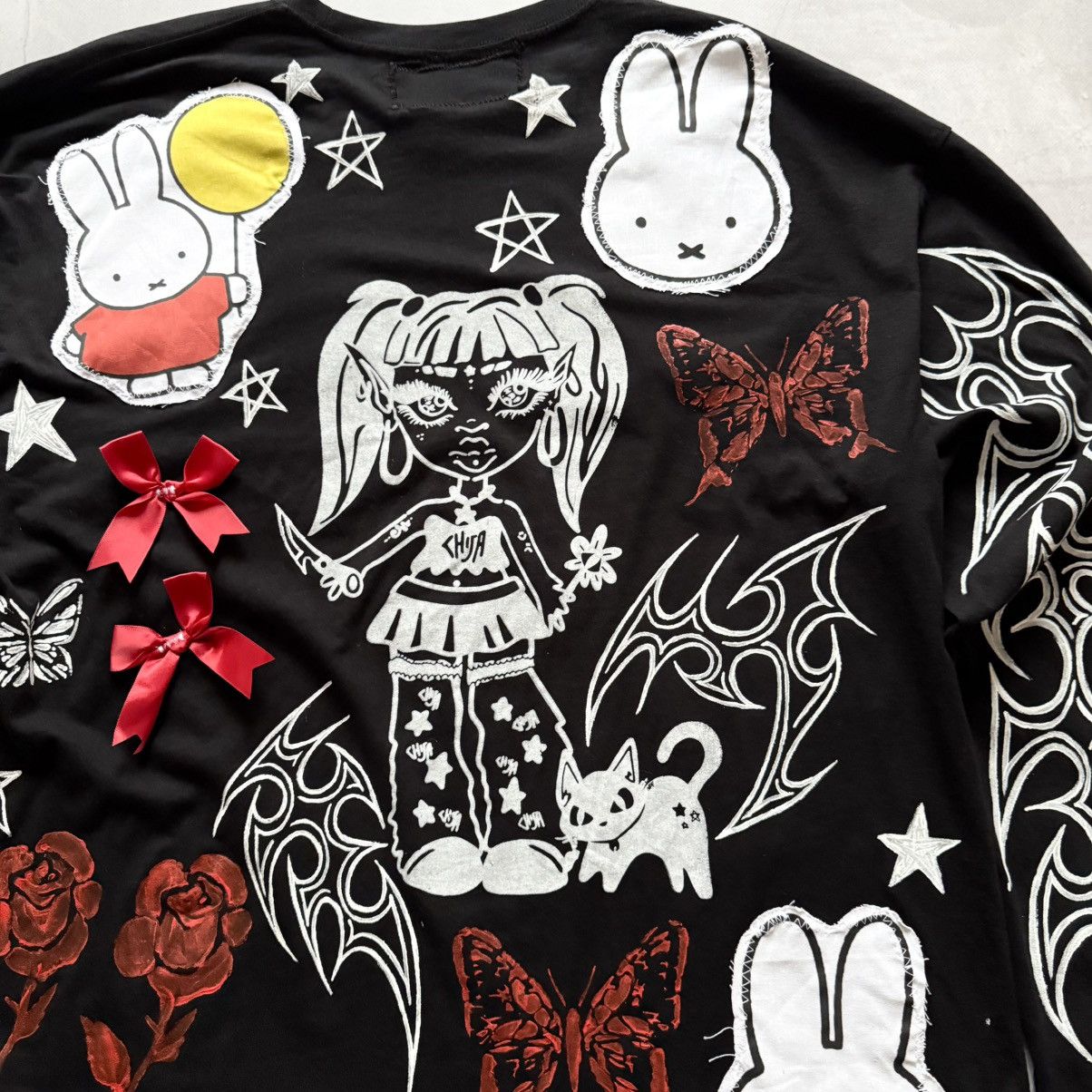 Drain Gang Chija Vibe Drain Gang Sad Boys Custom Long Sleeve T Shirt Size US XL / EU 56 / 4 - 14 Thumbnail