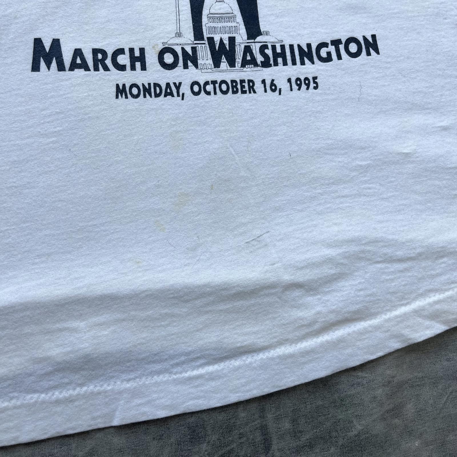 Vintage Vintage 90s Million Man March African American MLK Shirt Size US XL / EU 56 / 4 - 6 Thumbnail