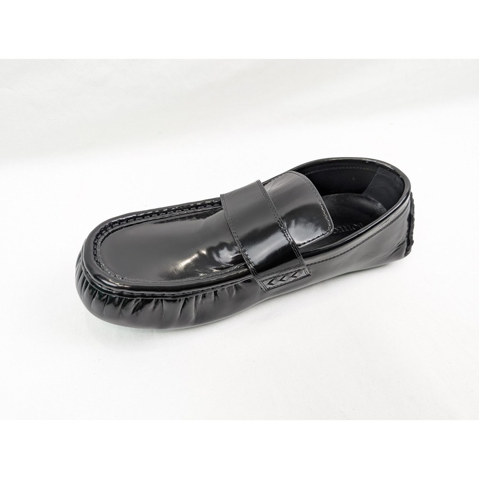 Bottega Veneta o1rshd1 Latex Lux Ride Loafers in Black-Parakeet Size US 11 / EU 44 - 8 Thumbnail