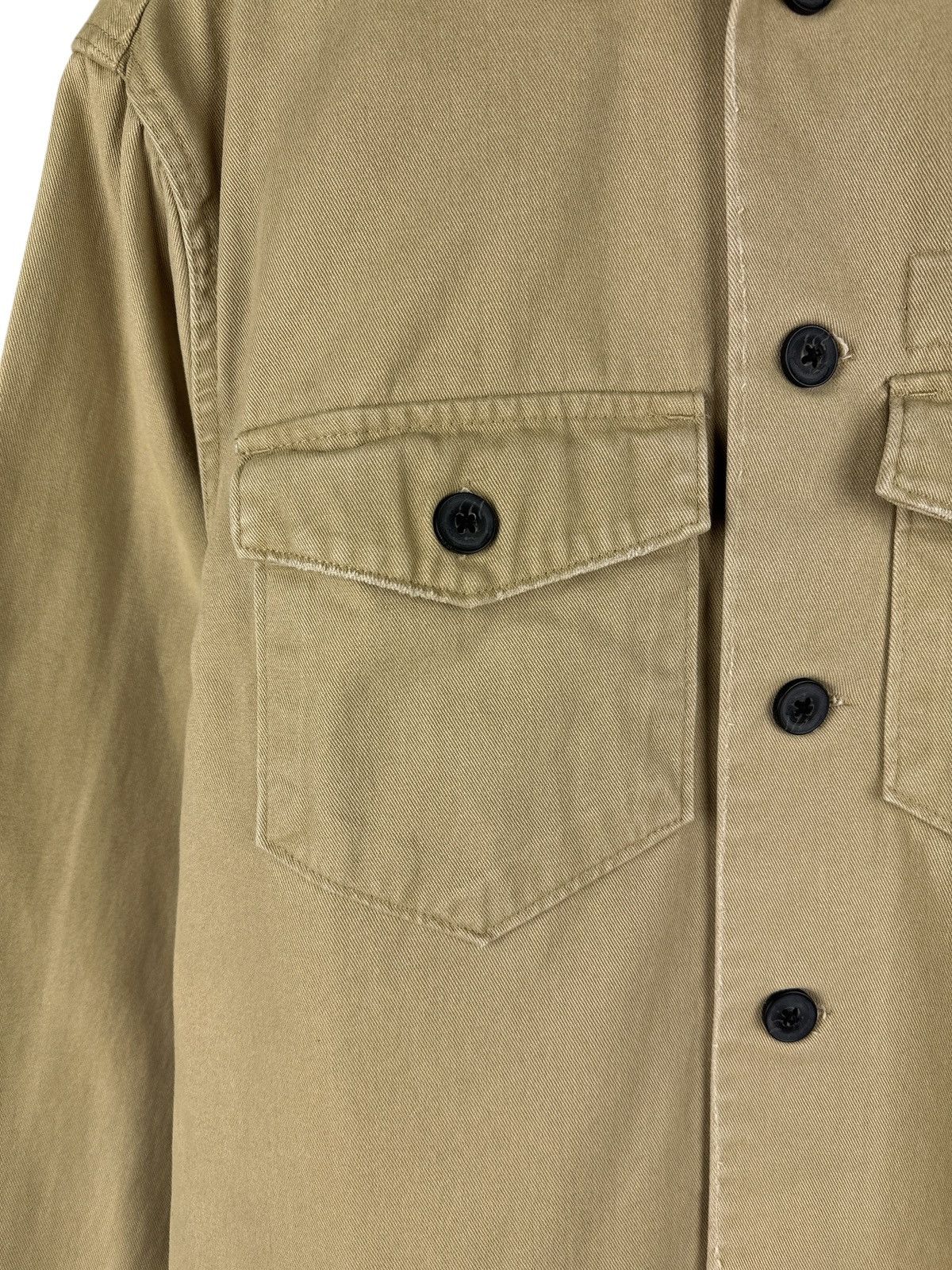 Allsaints Allsaints Encamp Distressed Heavy Shirt L/S Jacket Overshirt Size US S / EU 44-46 / 1 - 6 Thumbnail