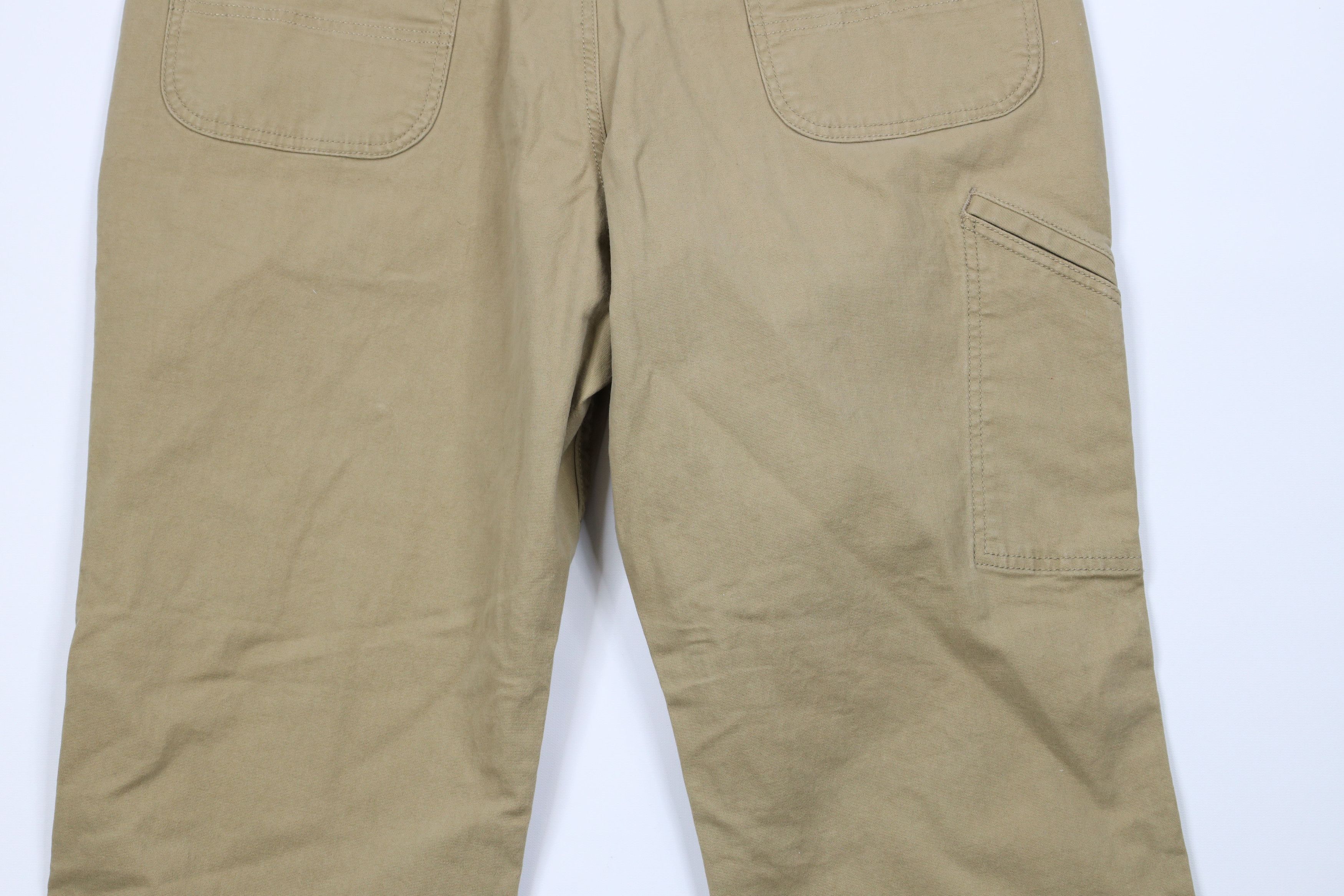 Carhartt Vintage Carhartt Spell Out Relaxed Fit Wide Leg Pants Beige Size US 38 / EU 54 - 9 Thumbnail